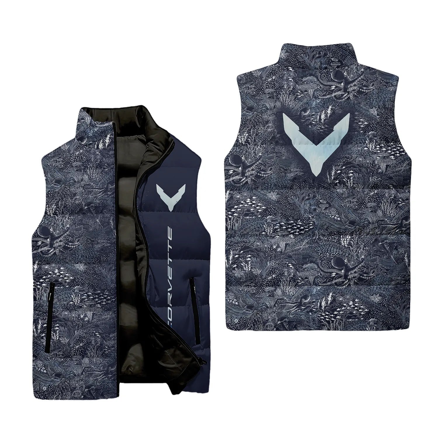 Corvette Sleeveless Puffer Jacket SHW006