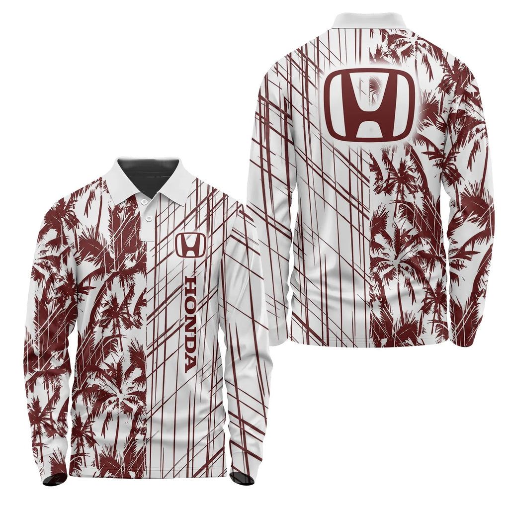 Honda Long Sleeve Polo SHW041
