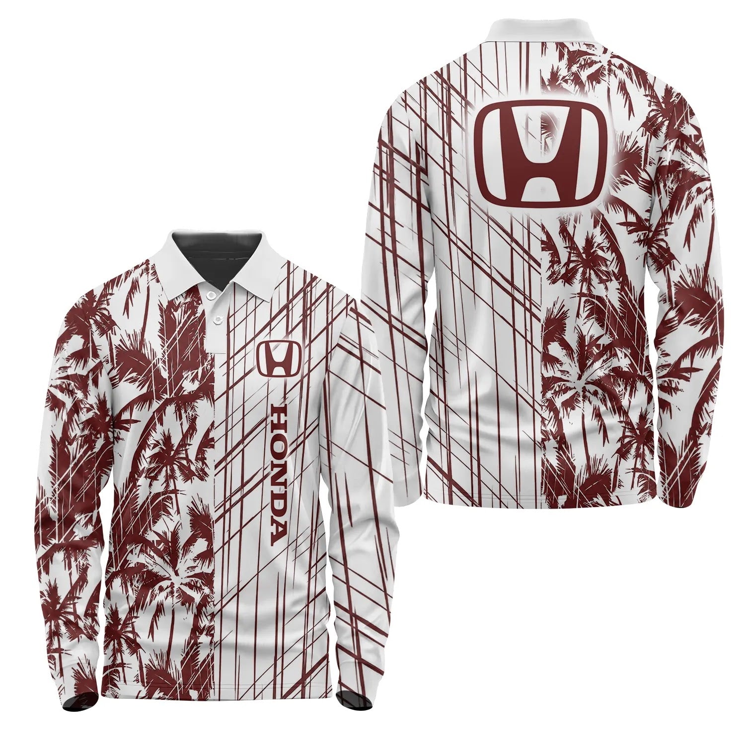 Honda Long Sleeve Polo SHW041