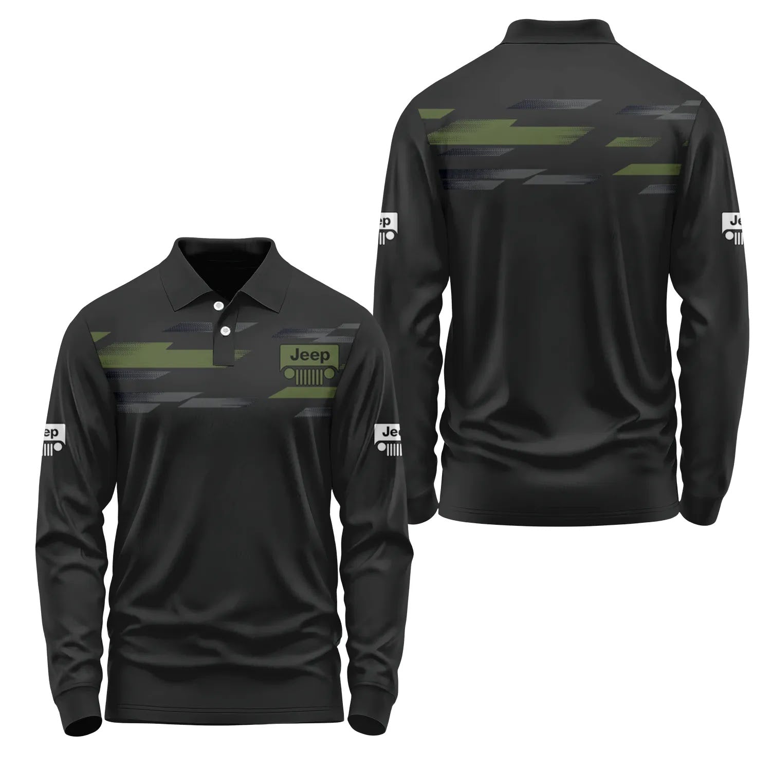 Jeep Long Sleeve Polo SC100