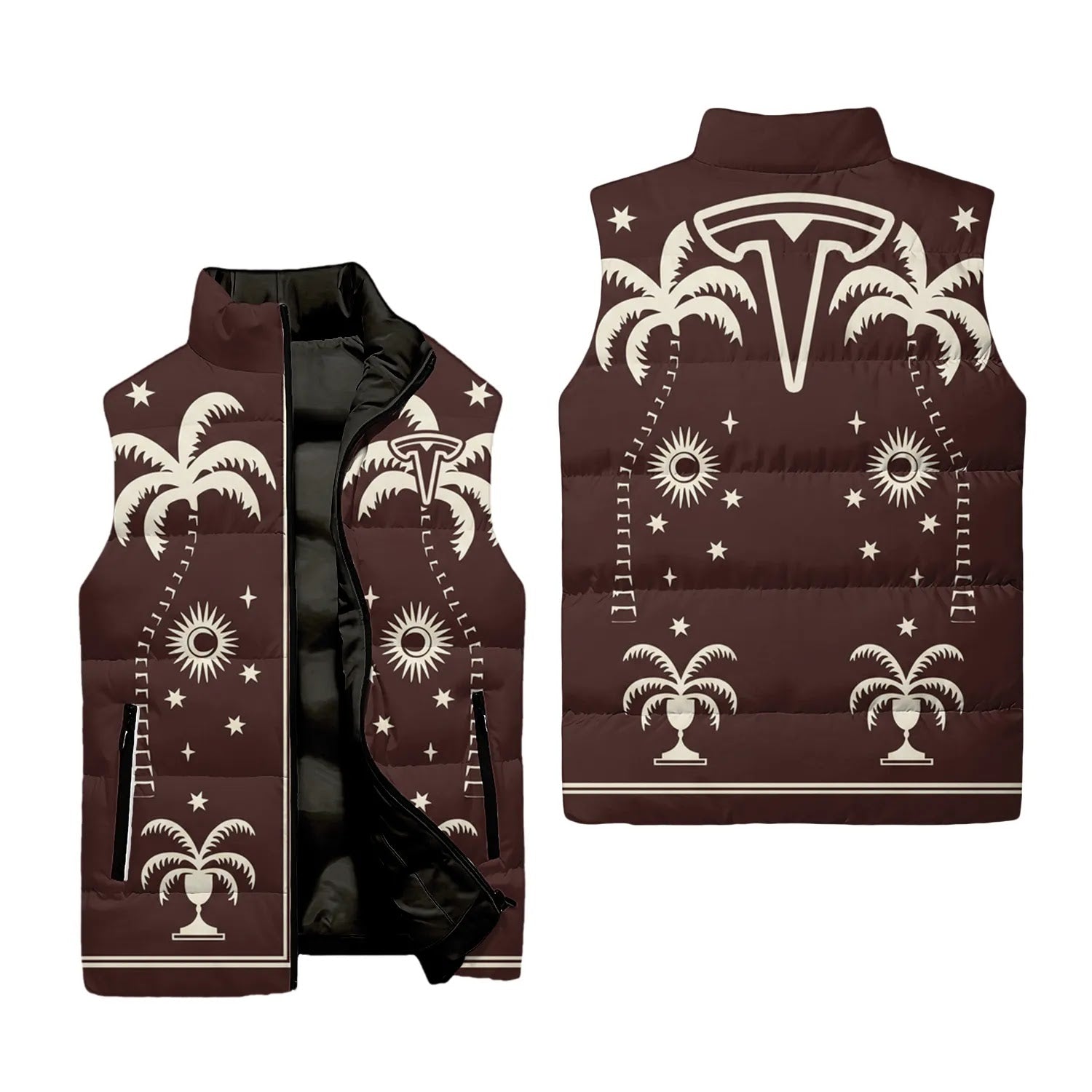 Tesla Sleeveless Puffer Jacket SHW066