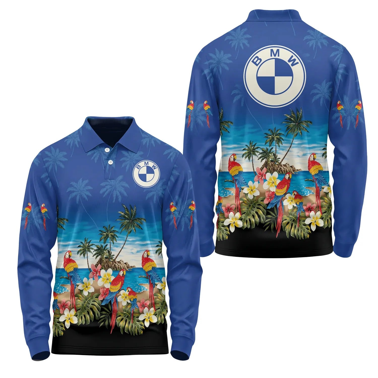 BMW Long Sleeve Polo SHW005