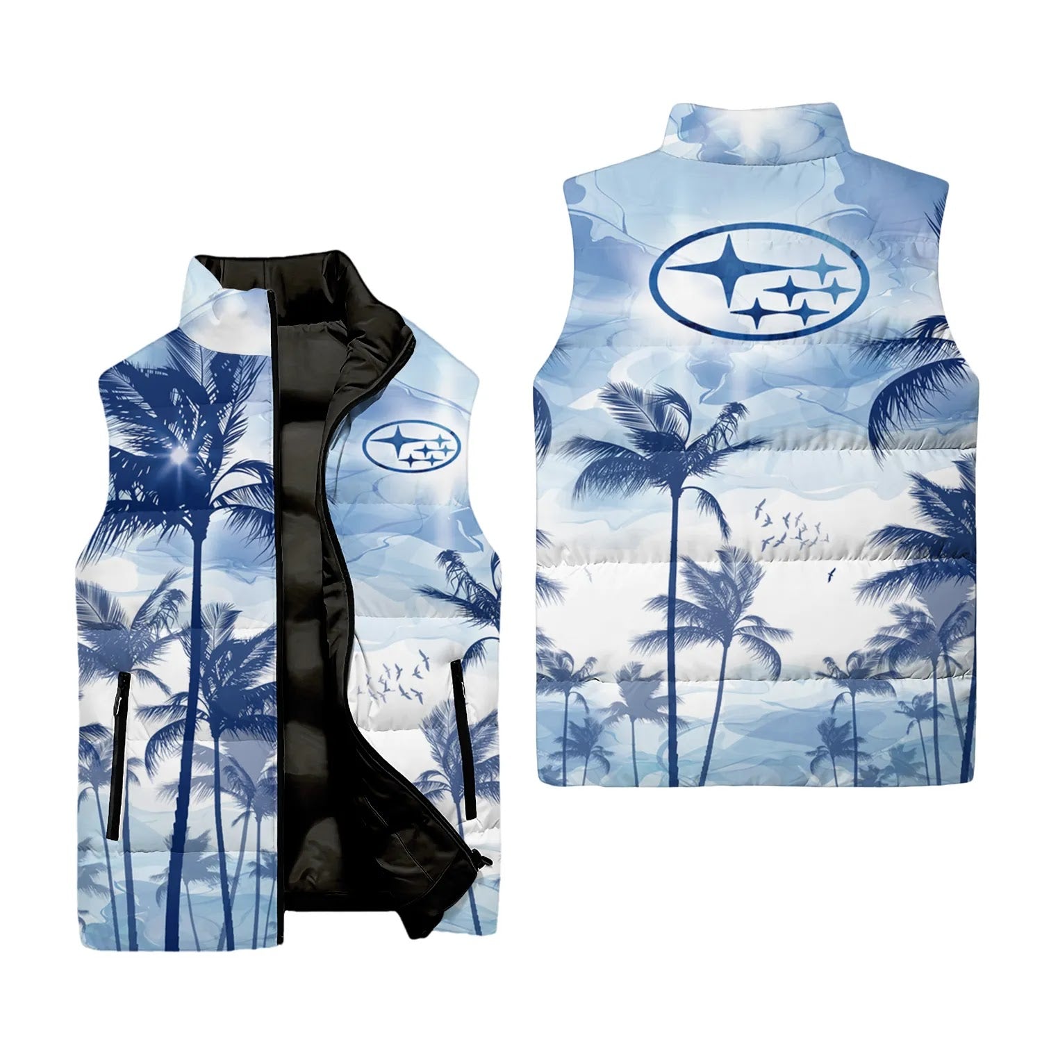 Subaru Sleeveless Puffer Jacket SHW004