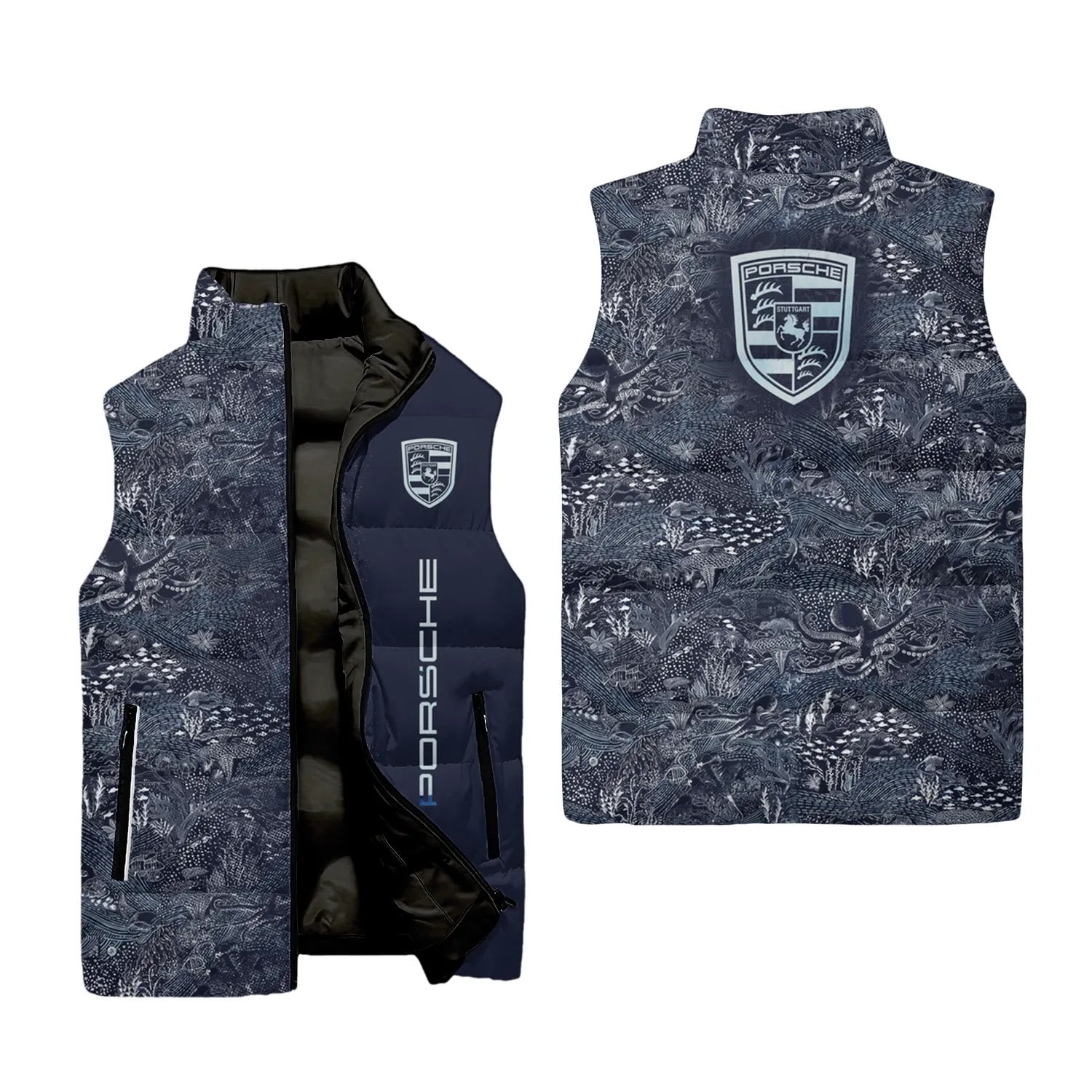 Porsche Sleeveless Puffer Jacket SHW006