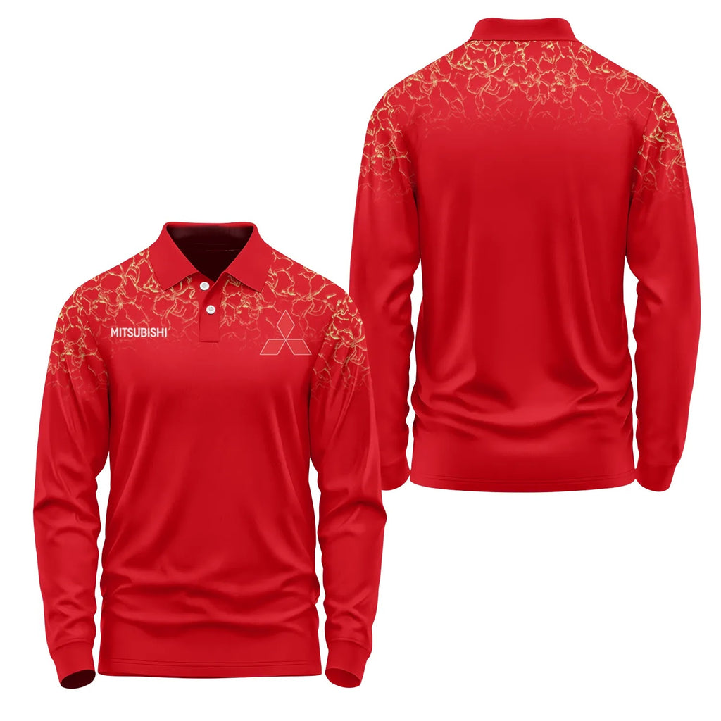 Mitsubishi Long Sleeve Polo SC108