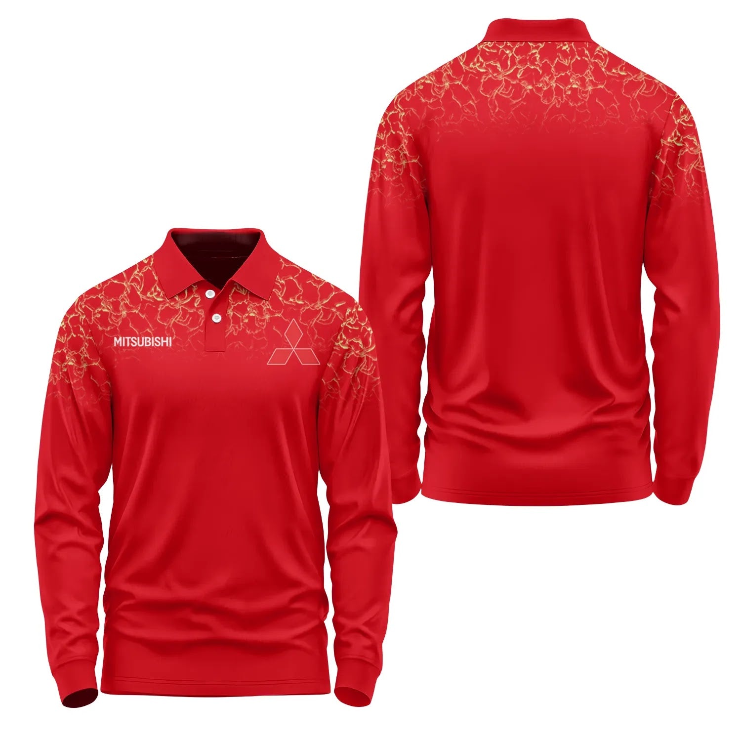 Mitsubishi Long Sleeve Polo SC108