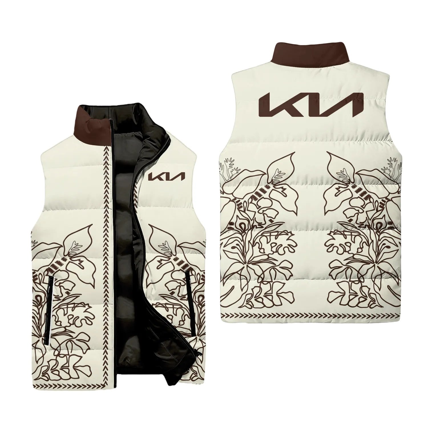 Kia Sleeveless Puffer Jacket SHW064