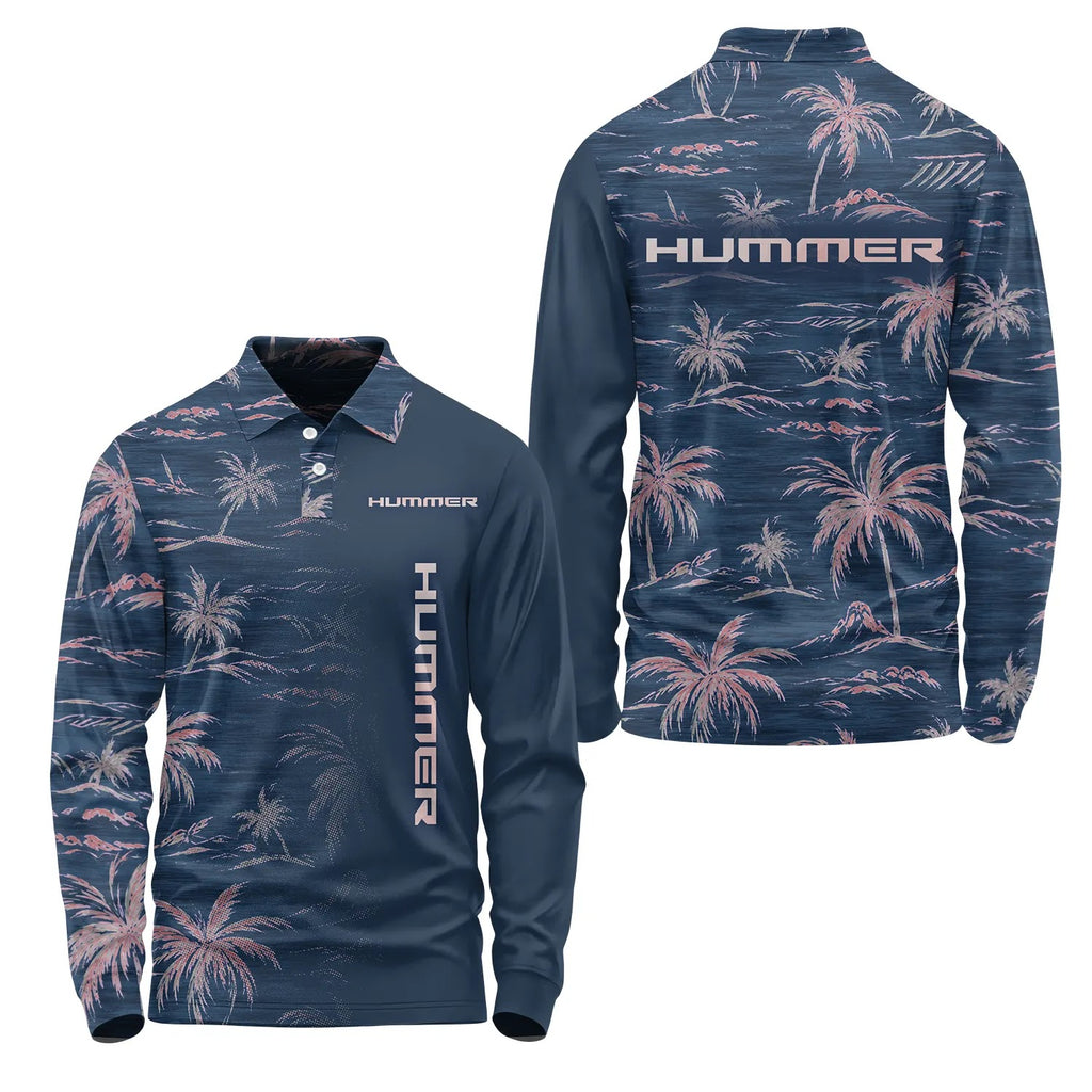 Hummer Long Sleeve Polo SHW013