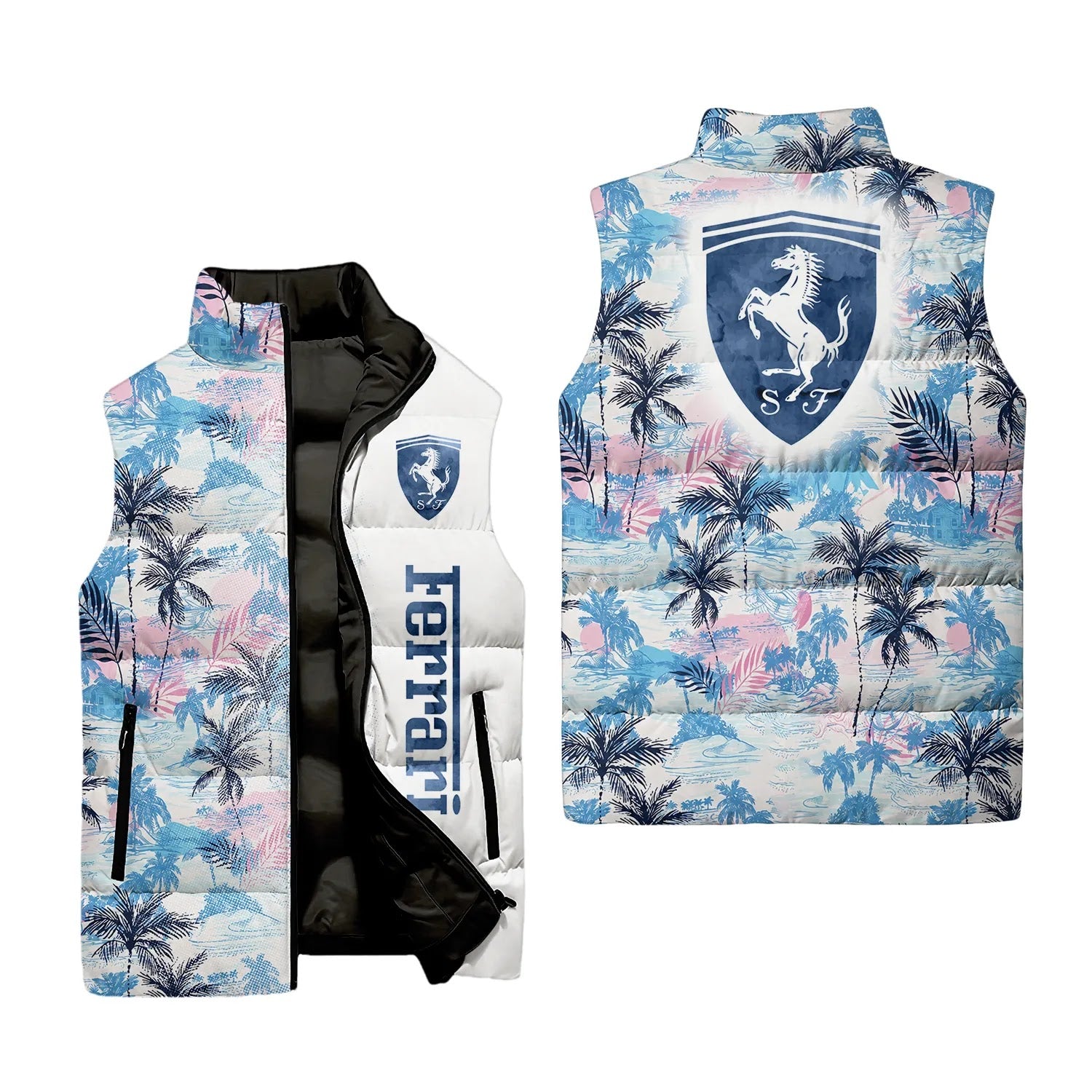 Ferrari Sleeveless Puffer Jacket SHW029
