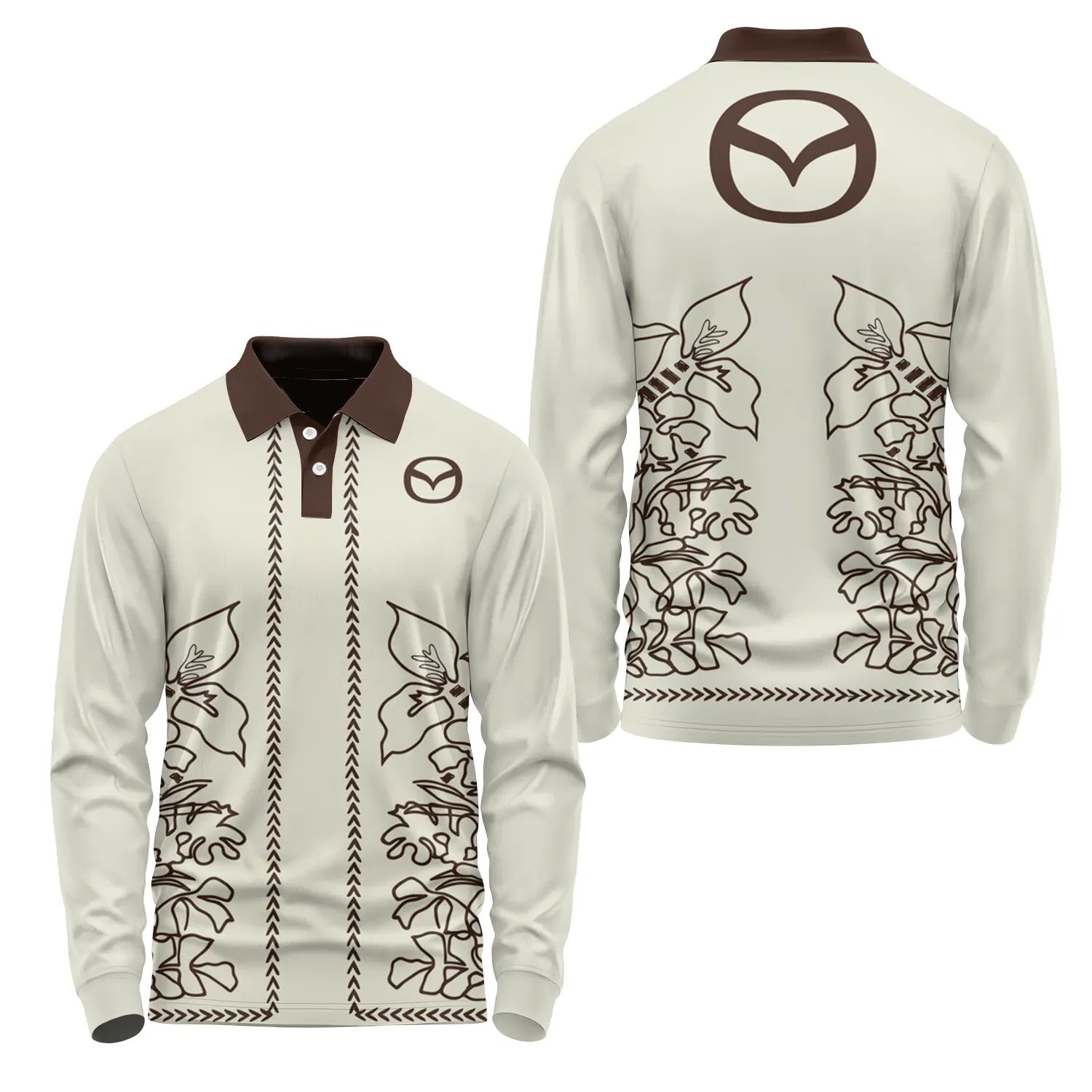 Mazda Long Sleeve Polo SHW064