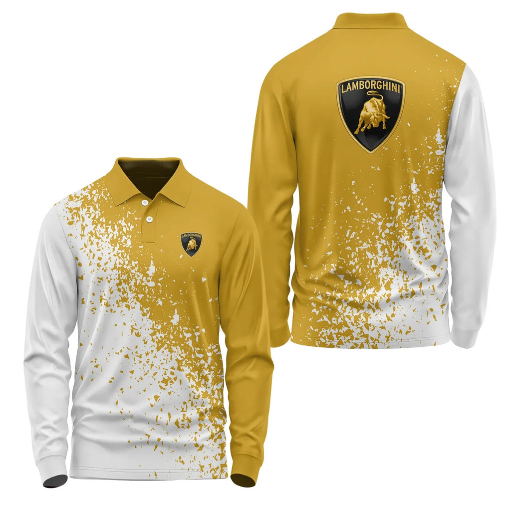 Lamborghini Long Sleeve Polo SC070