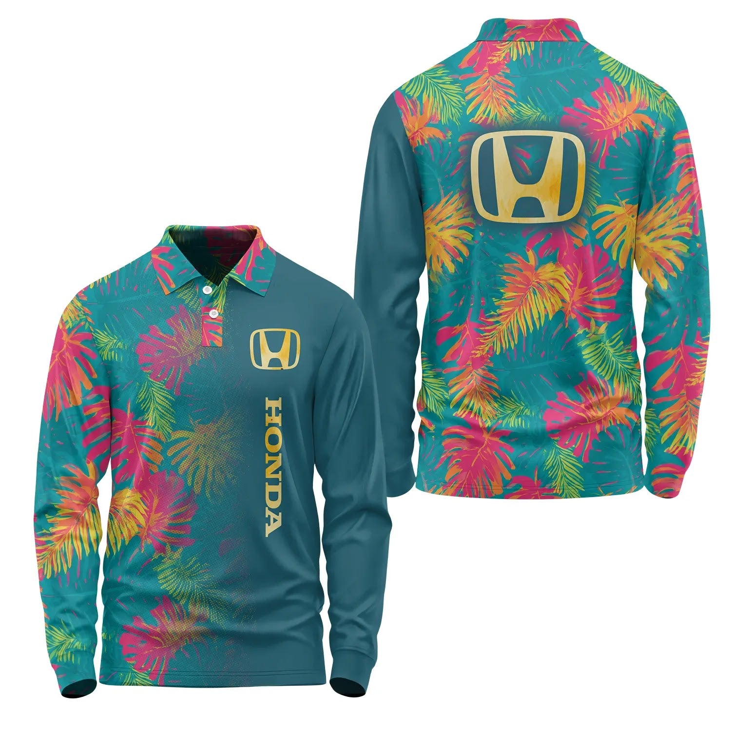Honda Long Sleeve Polo SHW059
