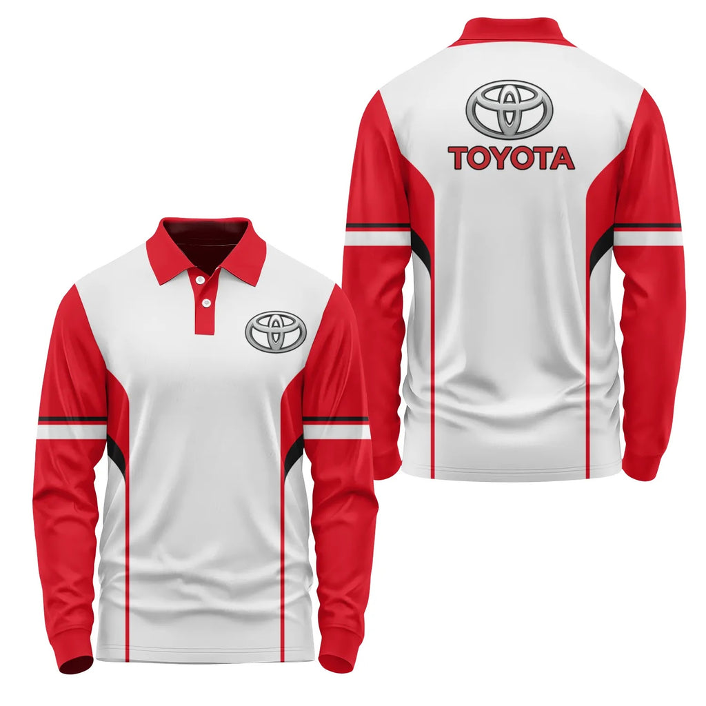 Toyota Long Sleeve Polo SC113