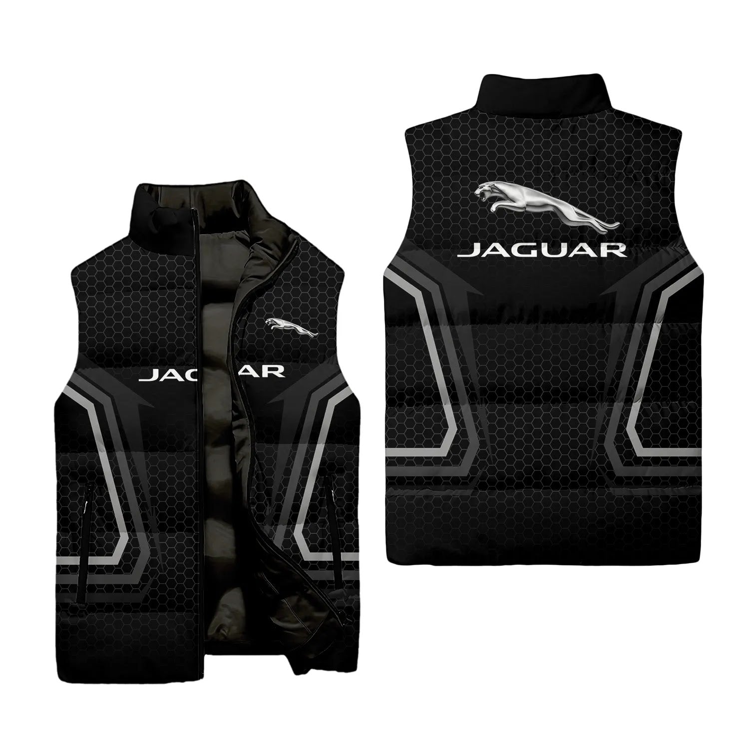 Jaguar Sleeveless Puffer Jacket SC075