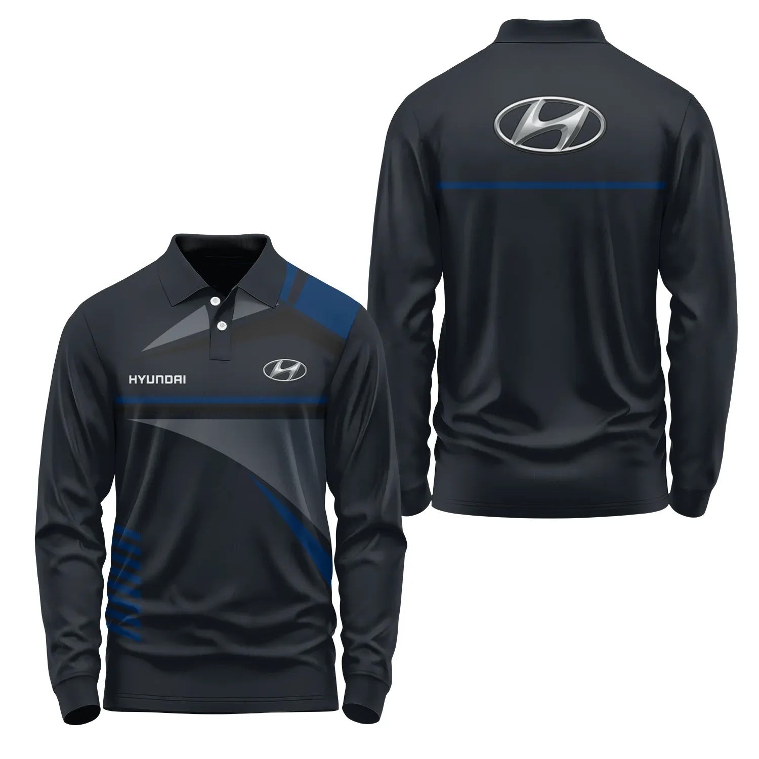 Hyundai Long Sleeve Polo SC067