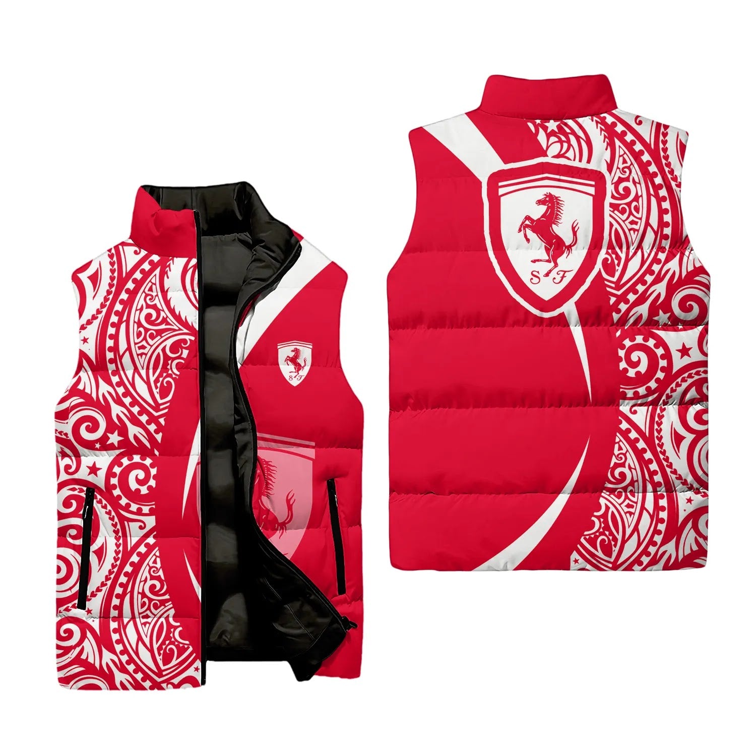 Ferrari Sleeveless Puffer Jacket SHW072