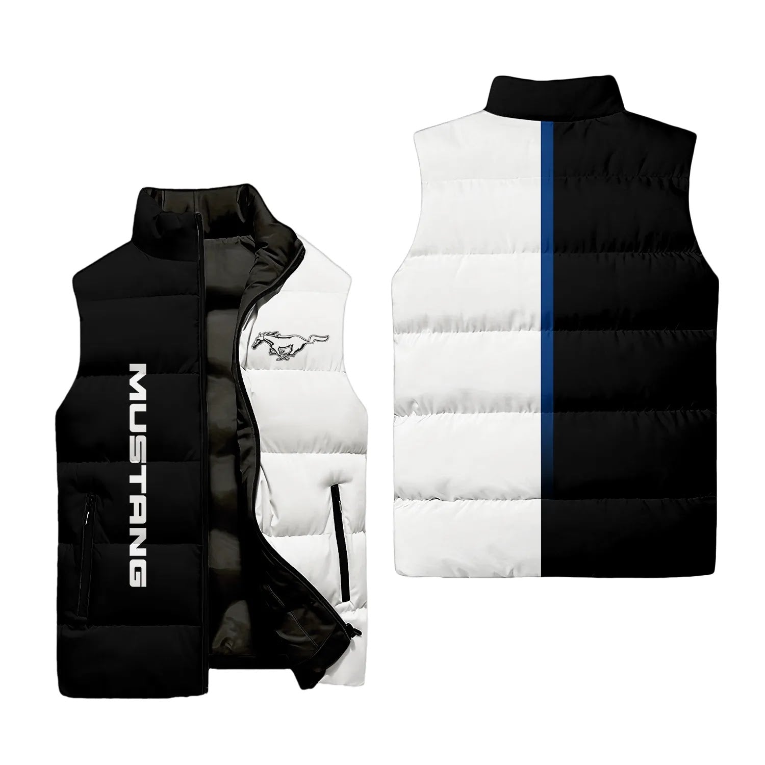Ford Mustang Sleeveless Puffer Jacket SC076