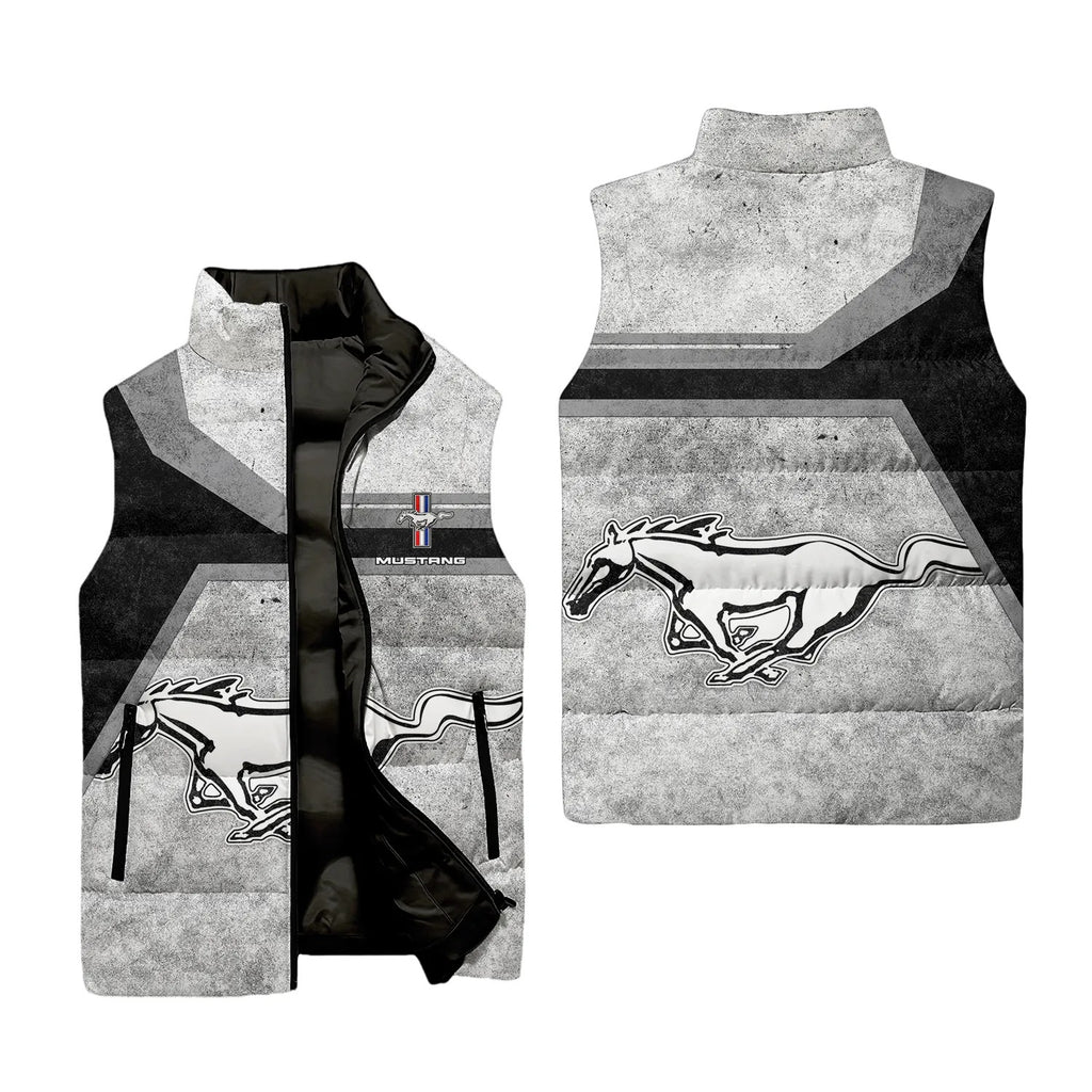 Ford Mustang Sleeveless Puffer Jacket SC086