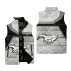 Ford Mustang Sleeveless Puffer Jacket SC086
