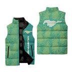 Ford Mustang Sleeveless Puffer Jacket SHW014