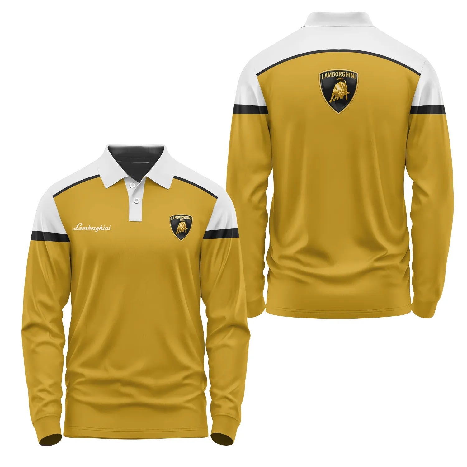 Lamborghini Long Sleeve Polo SC087