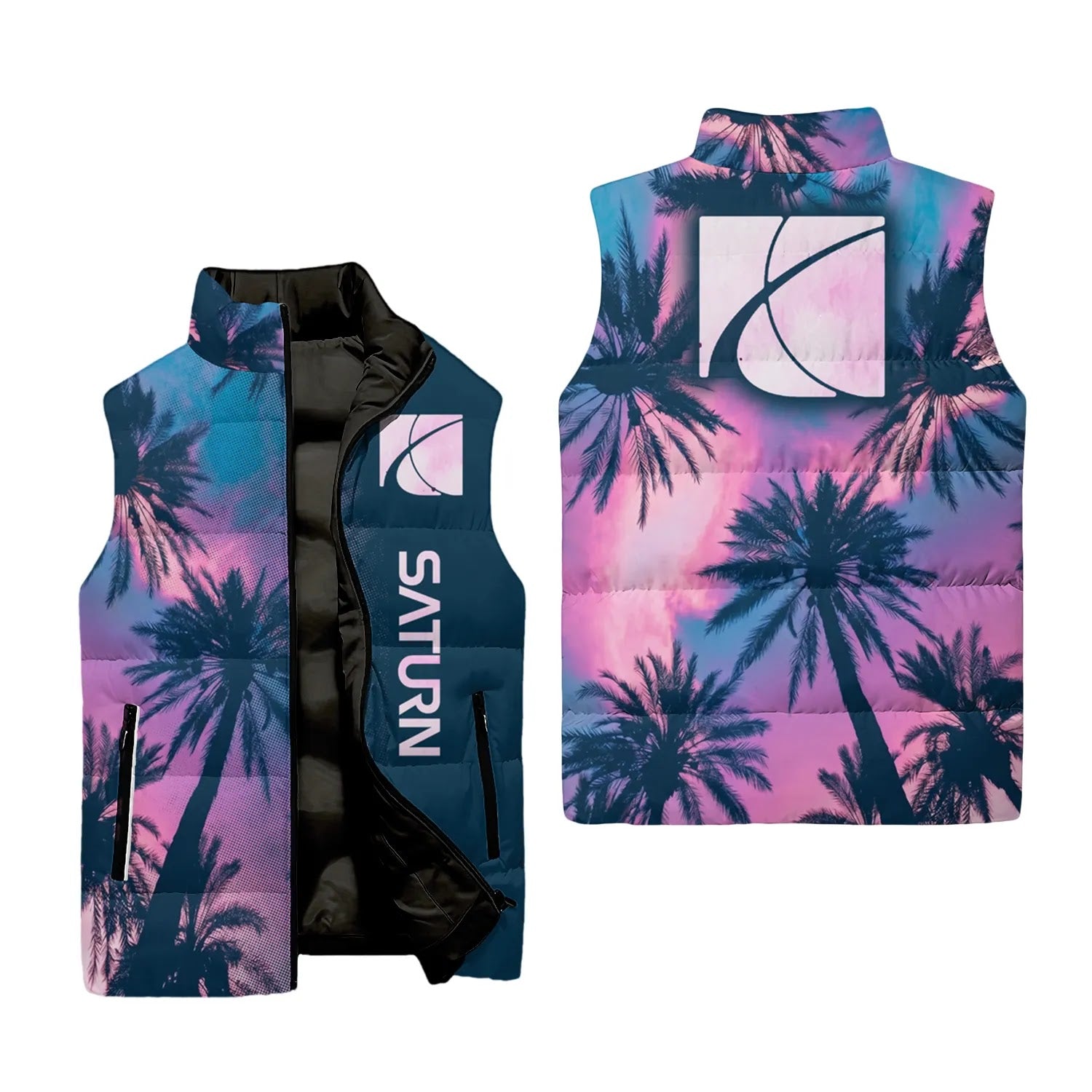 Saturn Sleeveless Puffer Jacket SHW030