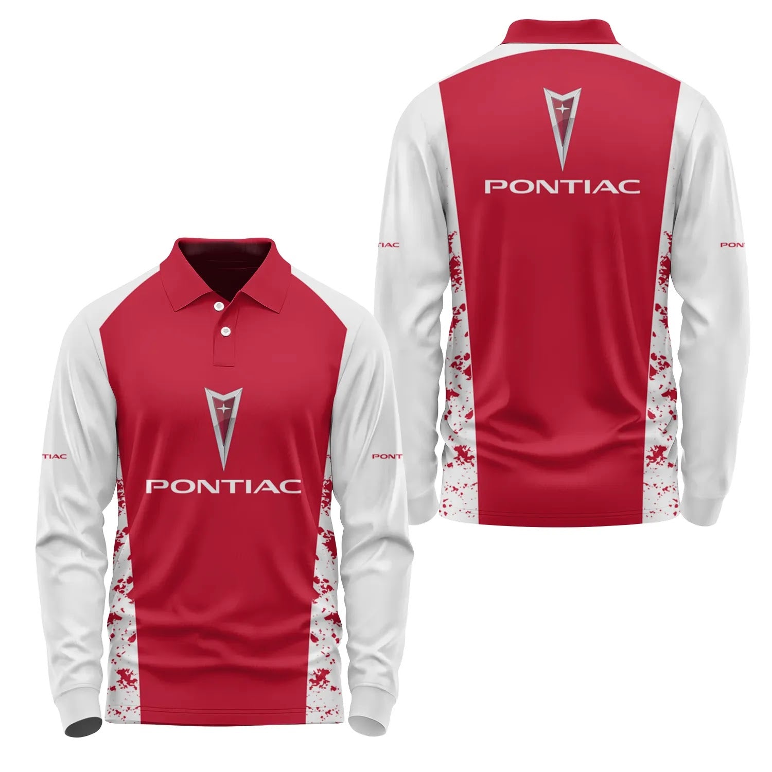 Pontiac Long Sleeve Polo SC089