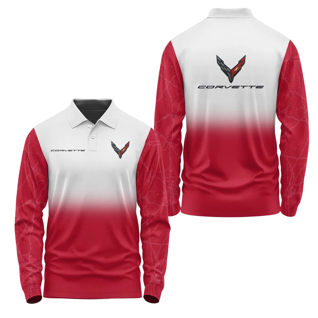 Corvette Long Sleeve Polo SC120