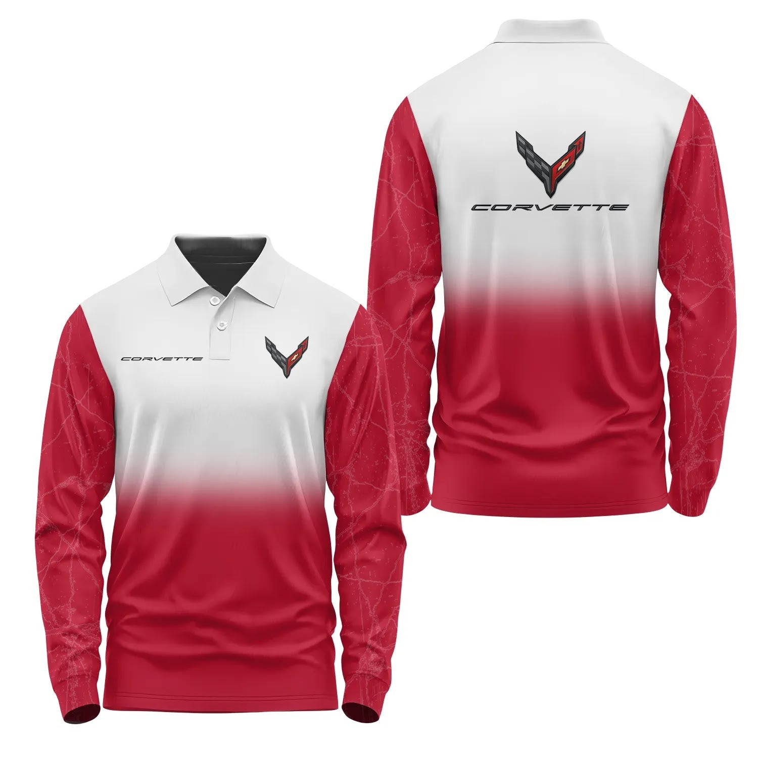 Corvette Long Sleeve Polo SC120