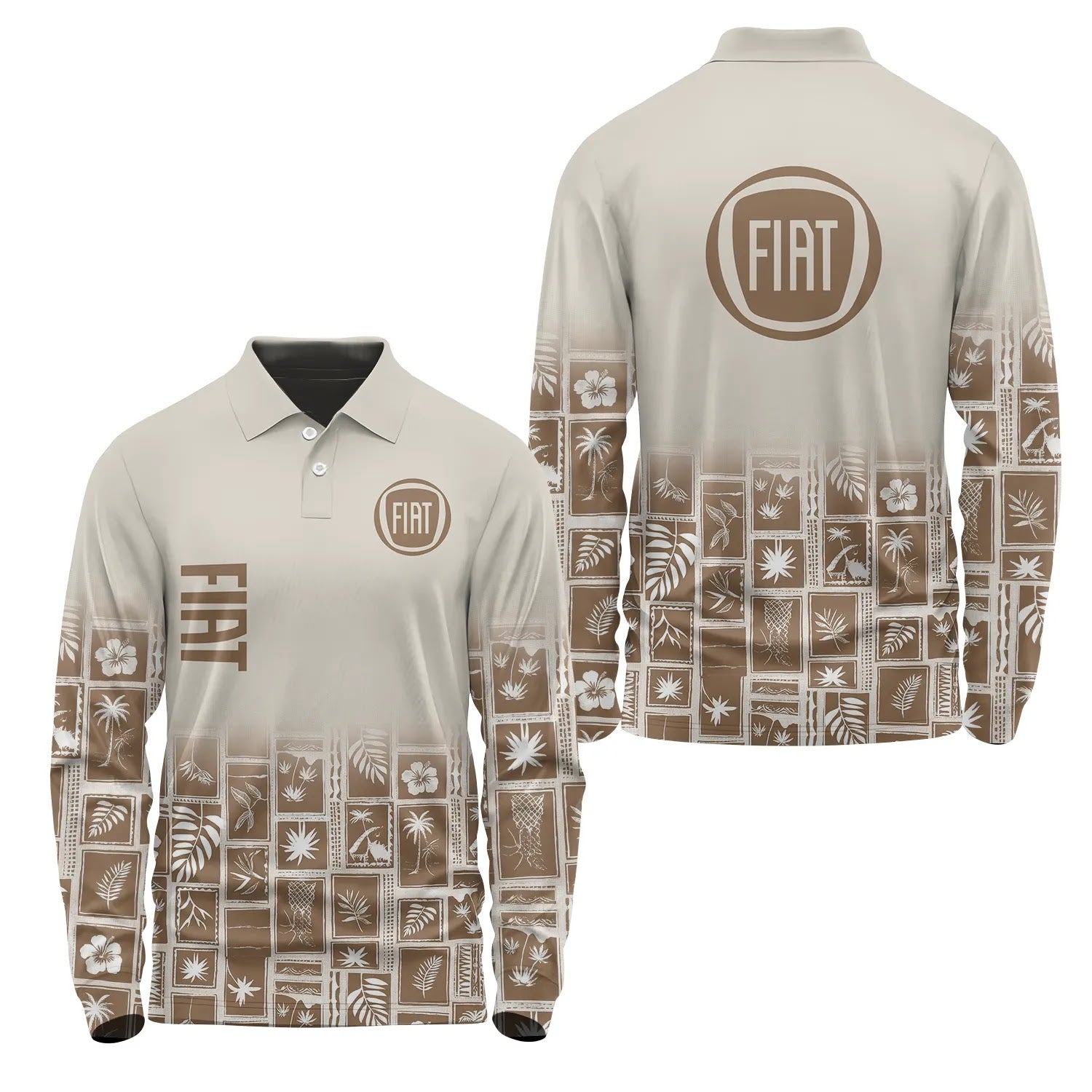 Fiat Long Sleeve Polo SHW067