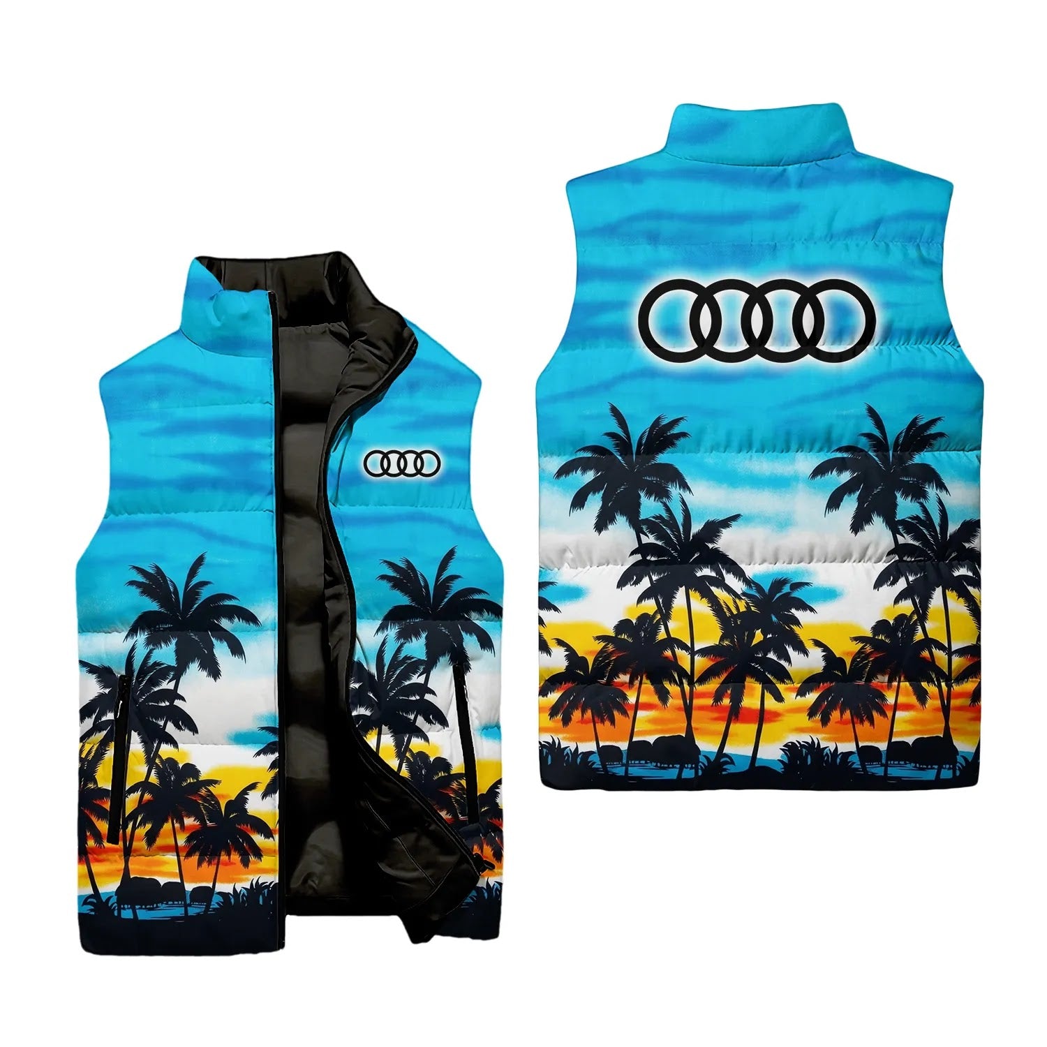 Audi Sleeveless Puffer Jacket SHW051