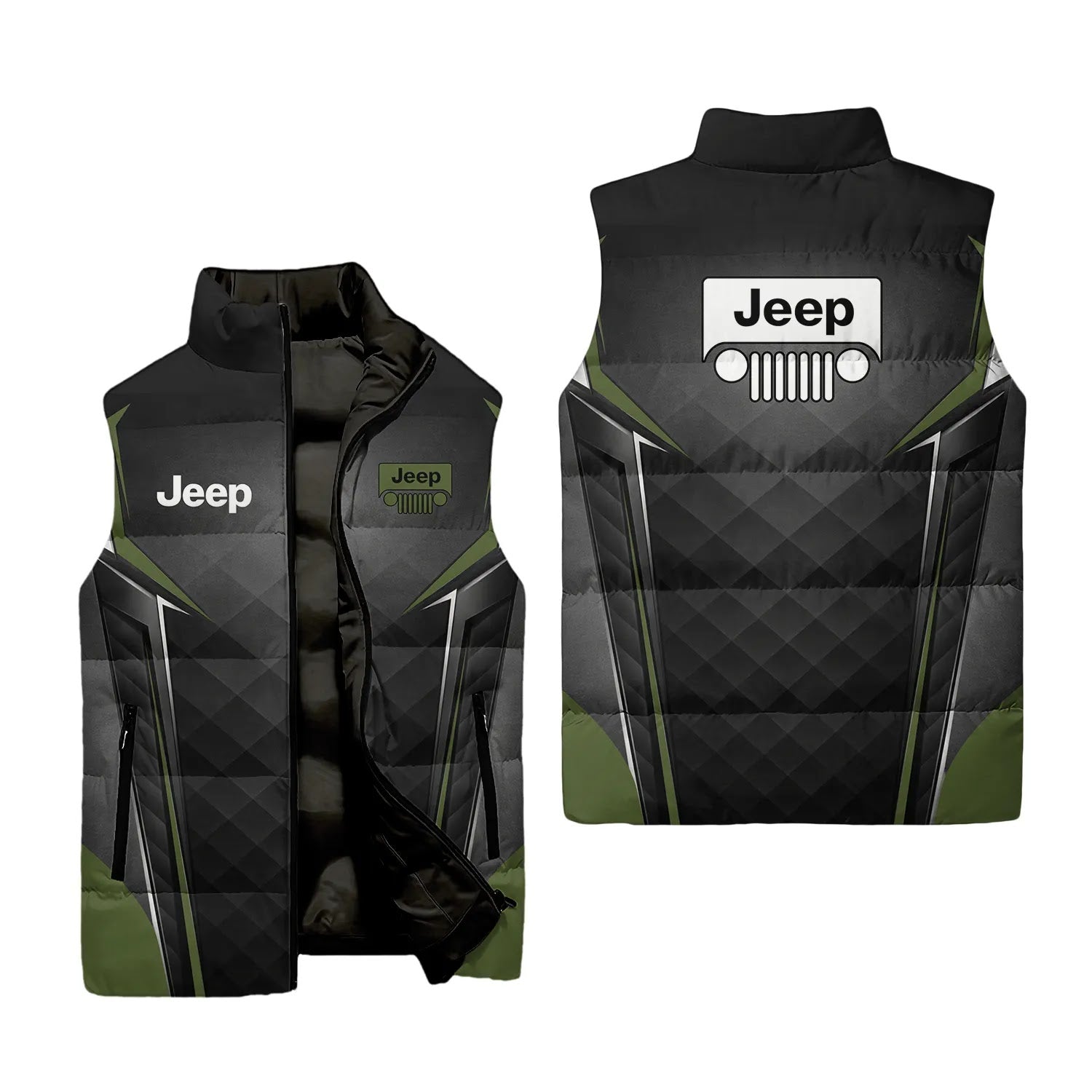 Jeep Sleeveless Puffer Jacket SC074