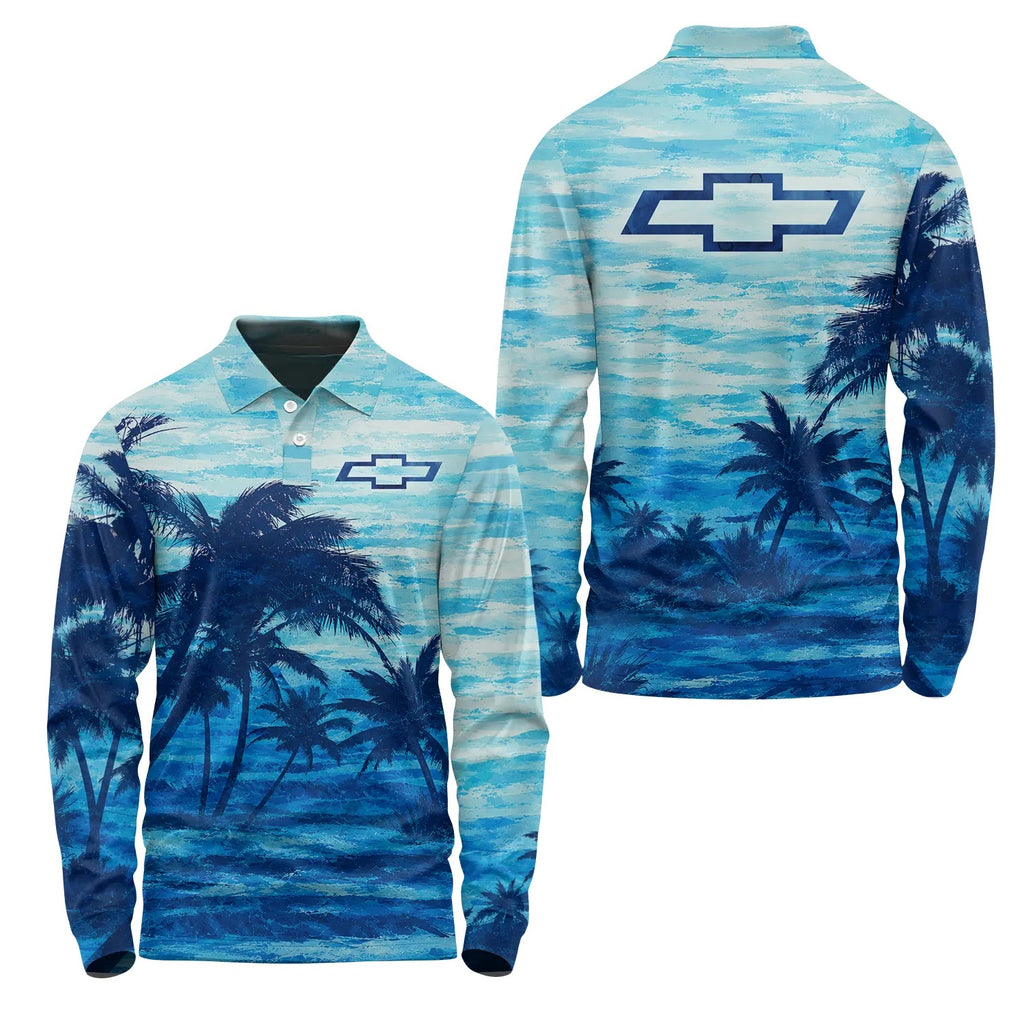 Chevrolet Long Sleeve Polo SHW048