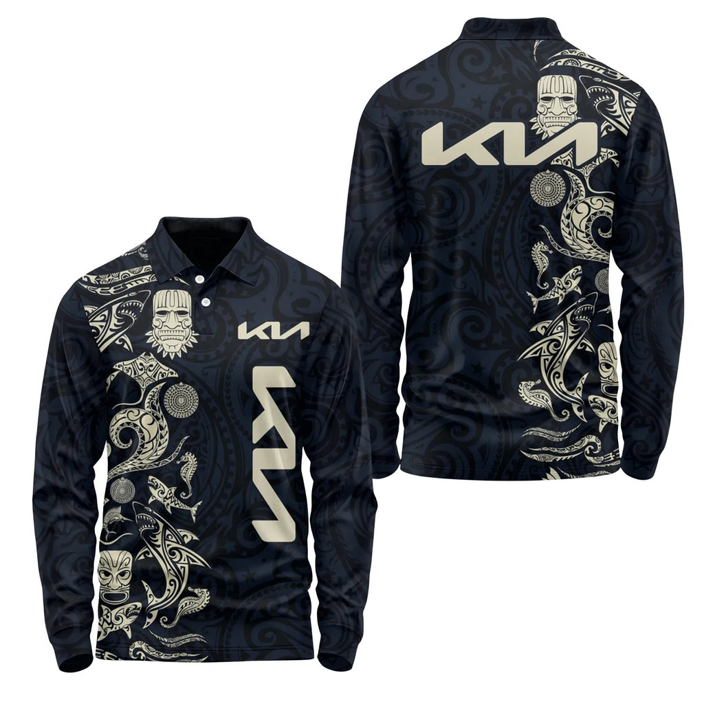 Kia Long Sleeve Polo SHW033