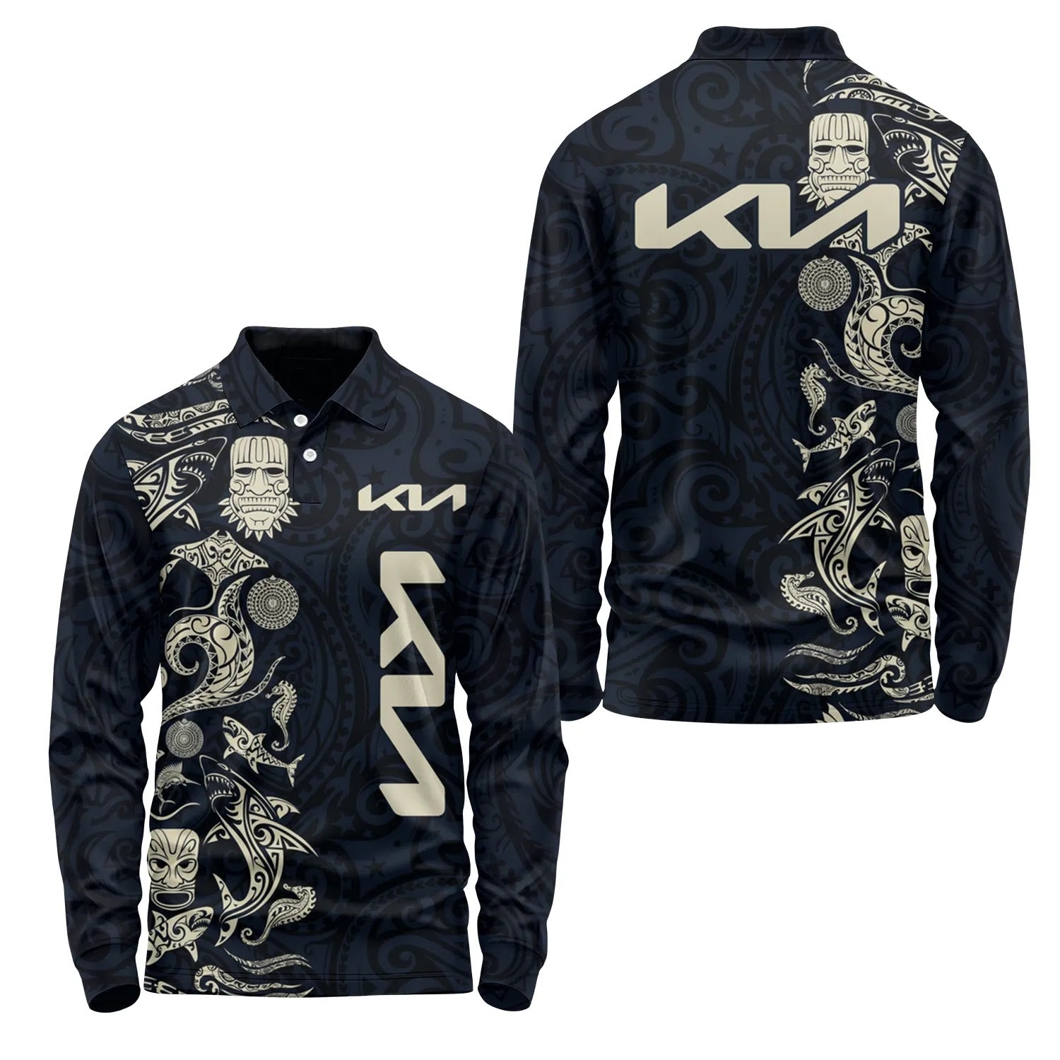 Kia Long Sleeve Polo SHW033