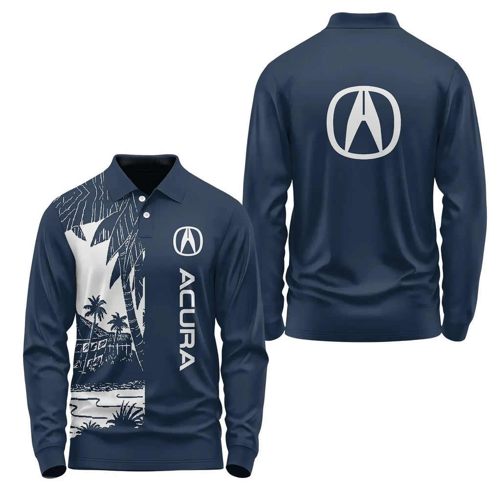 Acura Long Sleeve Polo SHW031