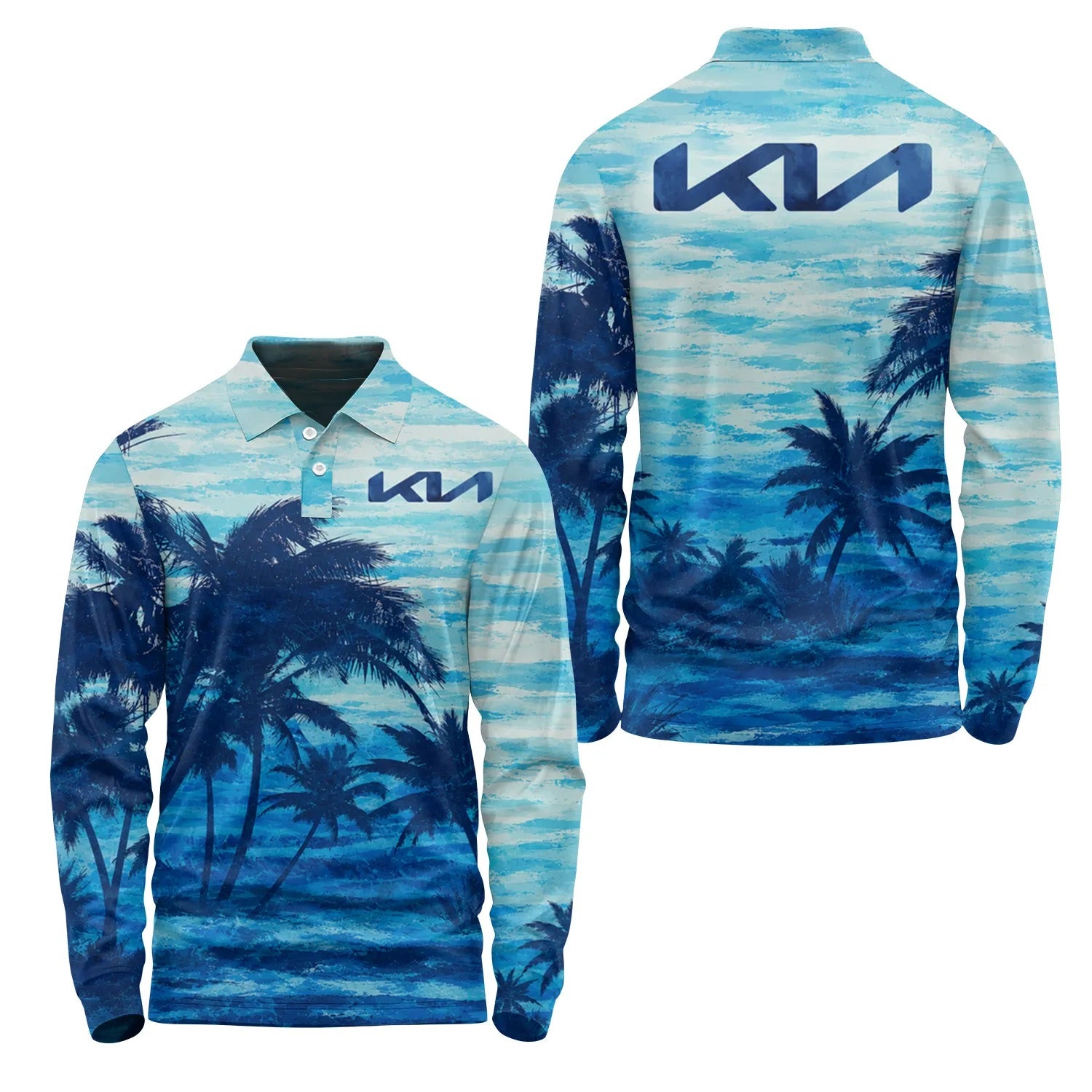 Kia Long Sleeve Polo SHW048