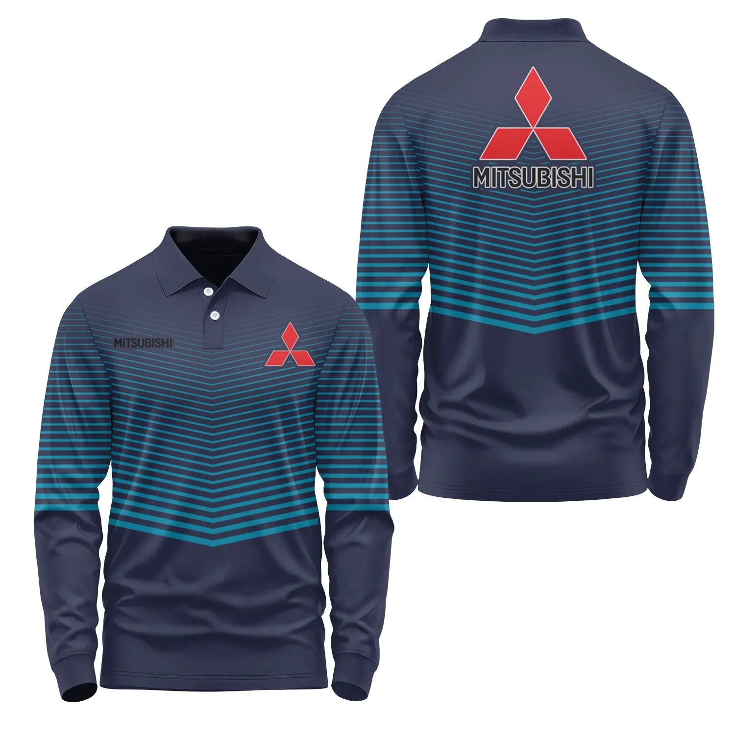 Mitsubishi Long Sleeve Polo SC099