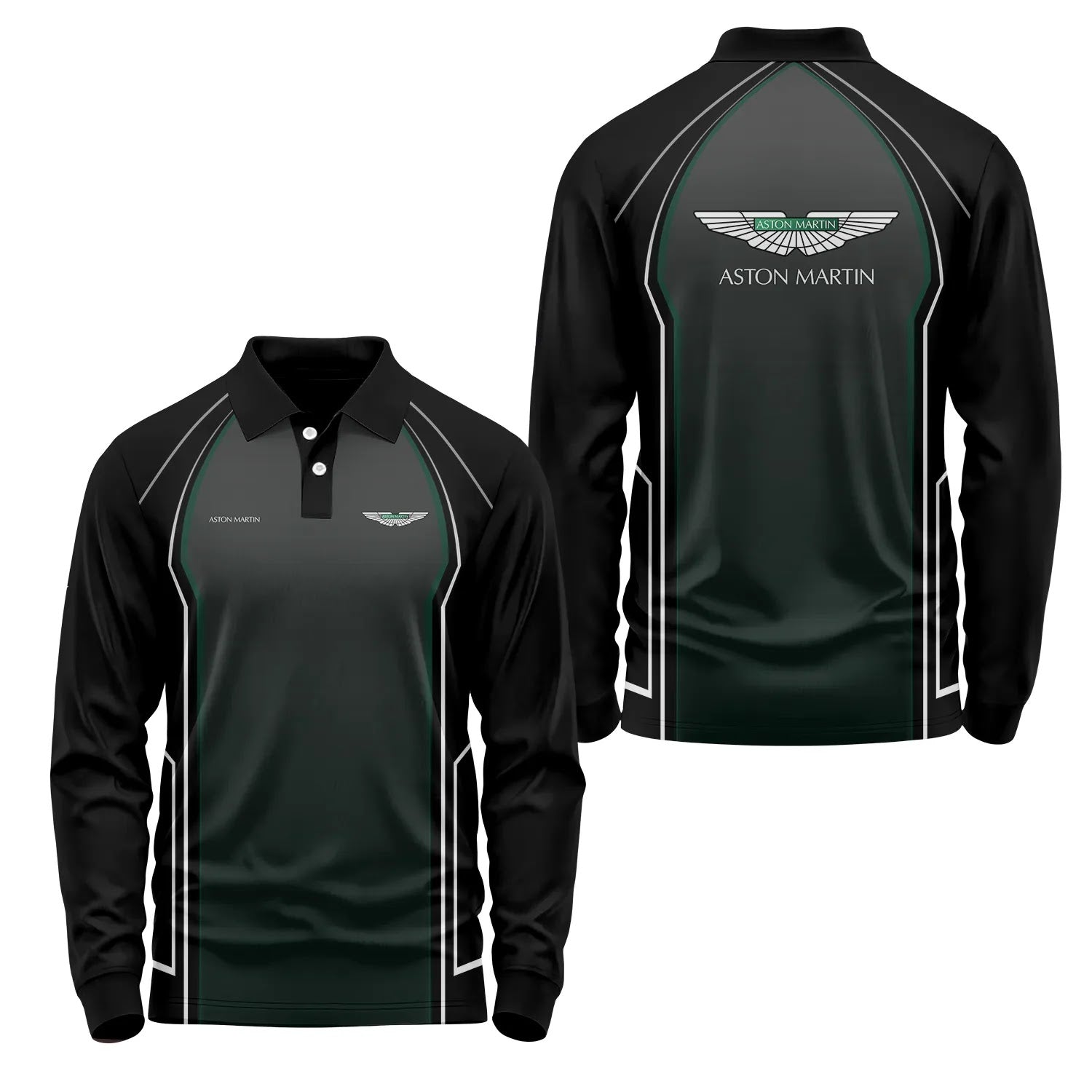 Aston Martin Long Sleeve Polo SC061
