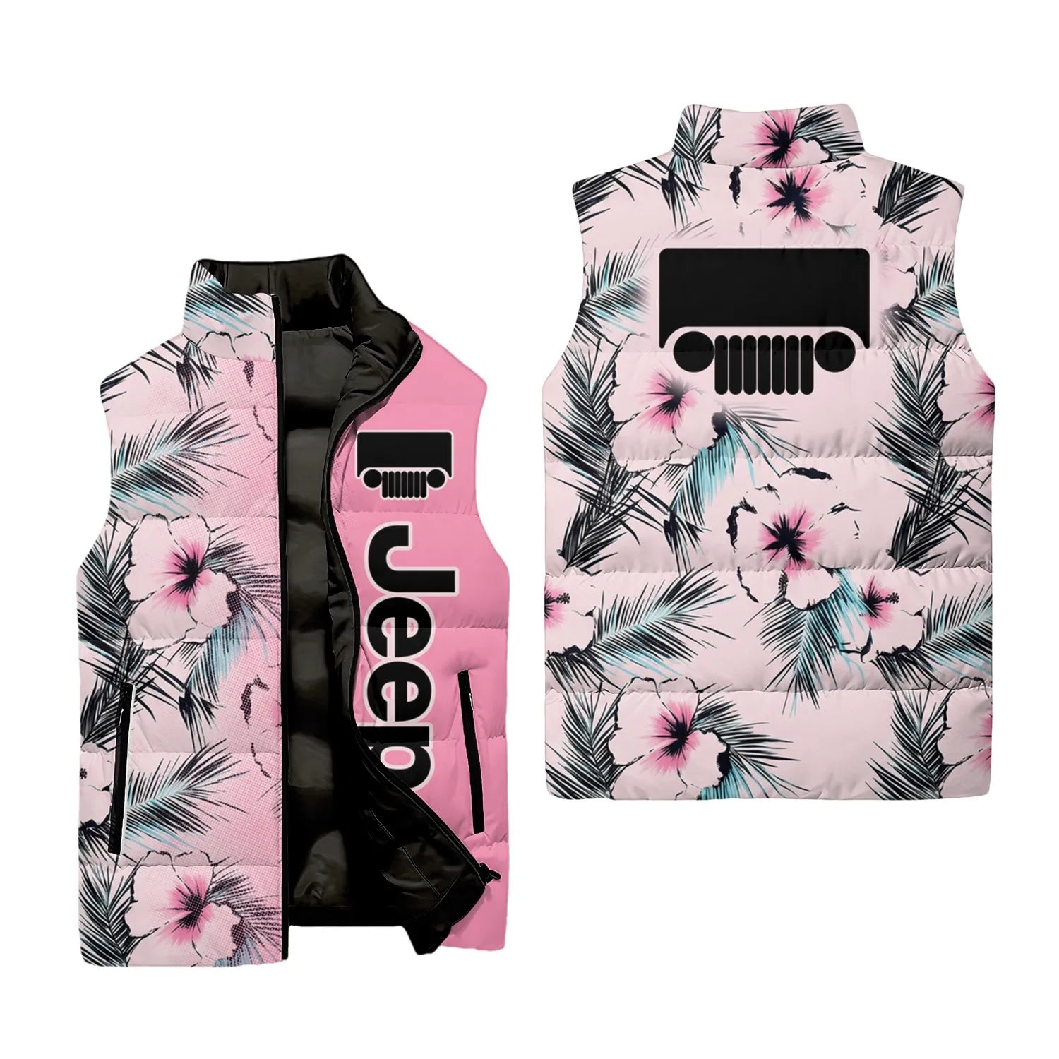 Jeep Sleeveless Puffer Jacket SHW056