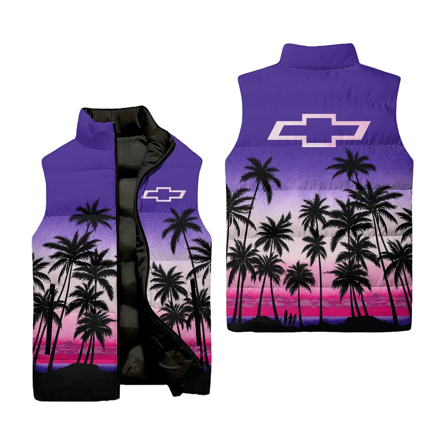 Chevrolet Sleeveless Puffer Jacket SHW019