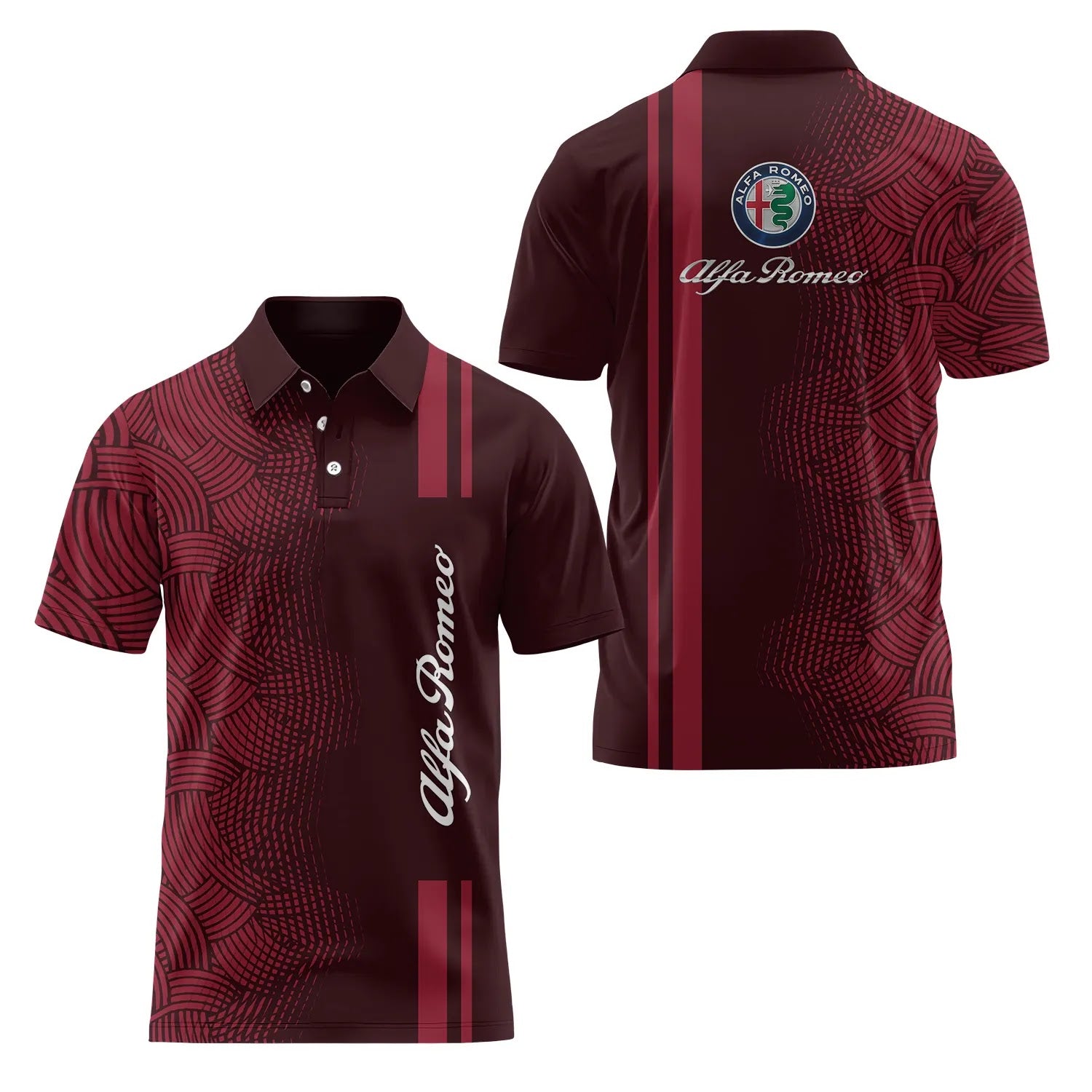 Alfa Romeo Short Sleeve Polo SC084