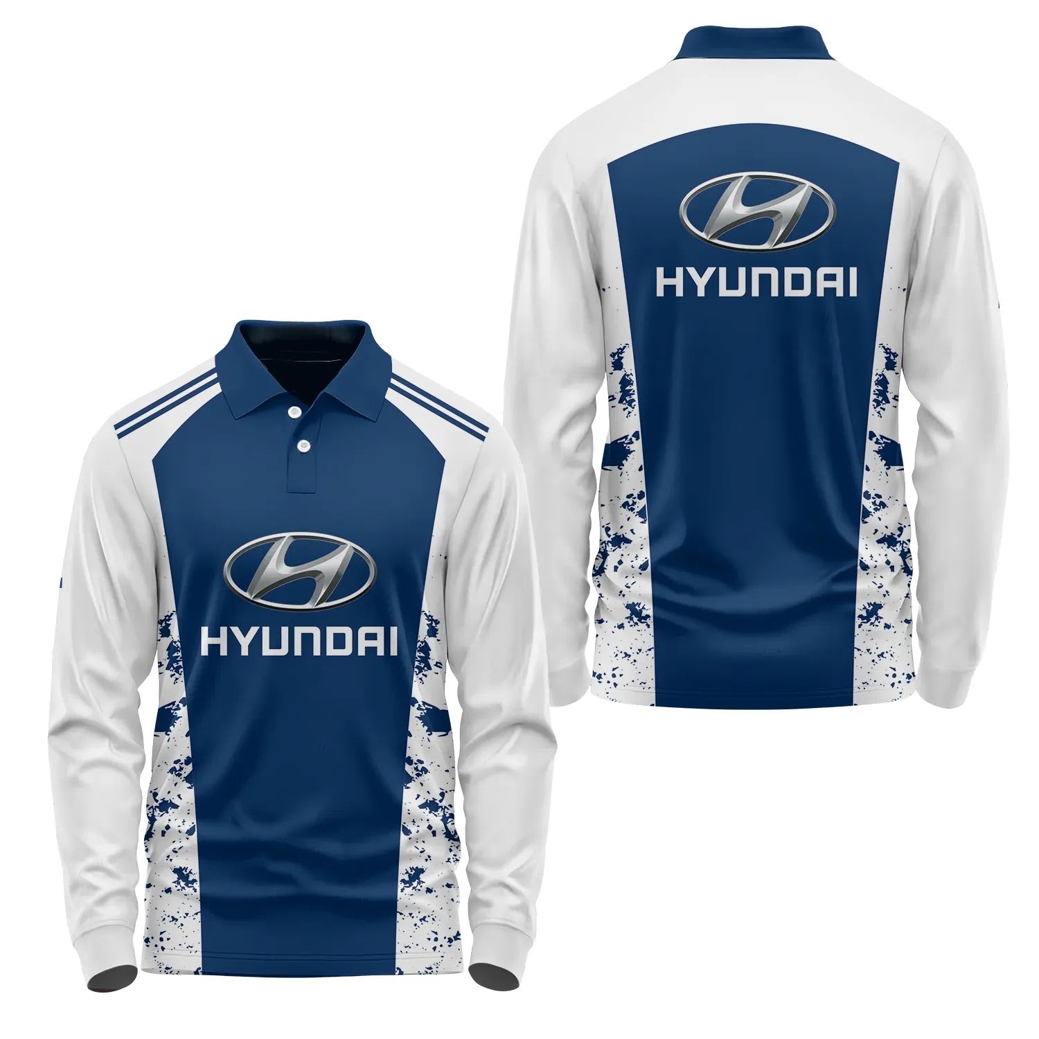 Hyundai Long Sleeve Polo SC089