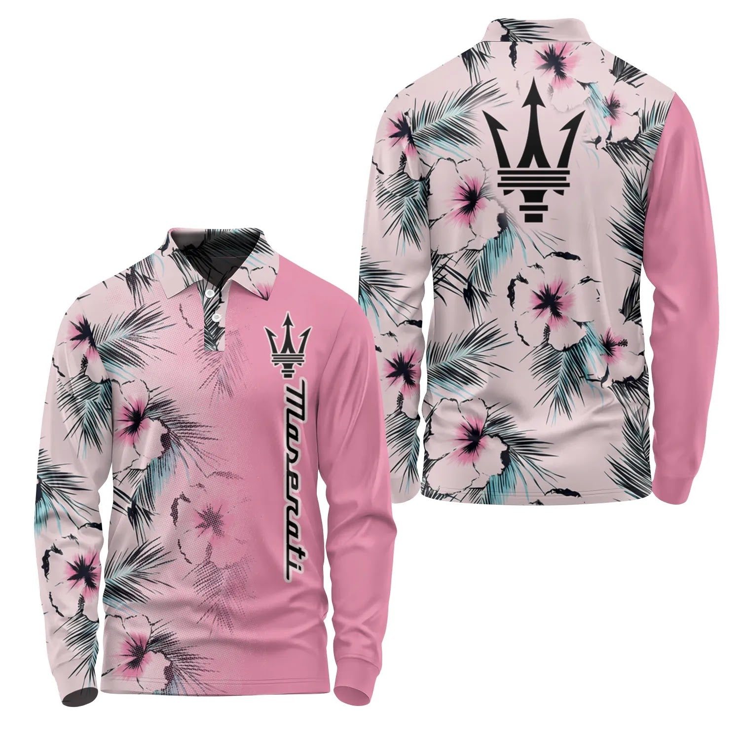 Maserati Long Sleeve Polo SHW056