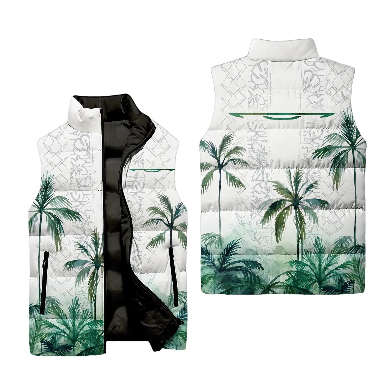 Chrysler Sleeveless Puffer Jacket SHW015