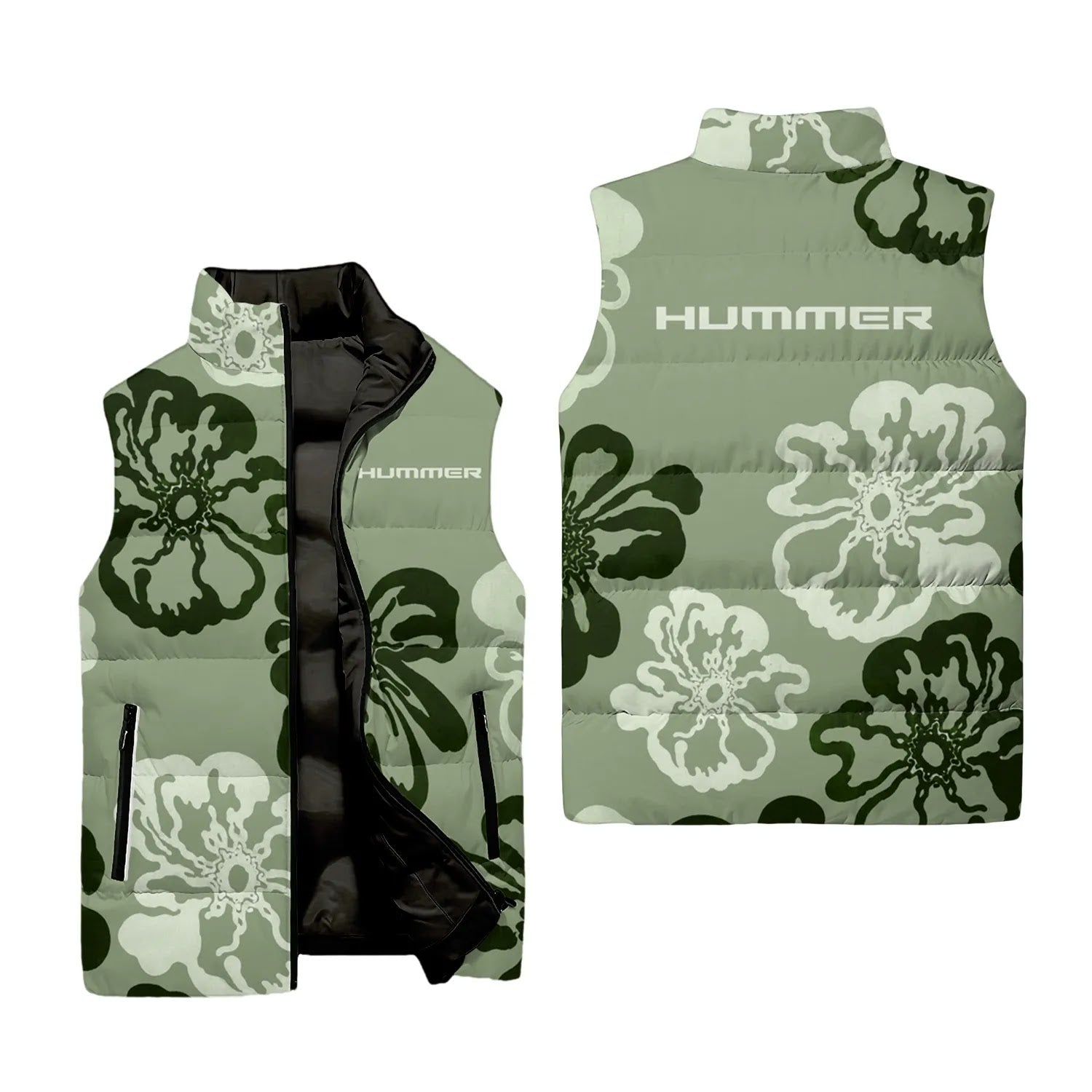 Hummer Sleeveless Puffer Jacket SHW073