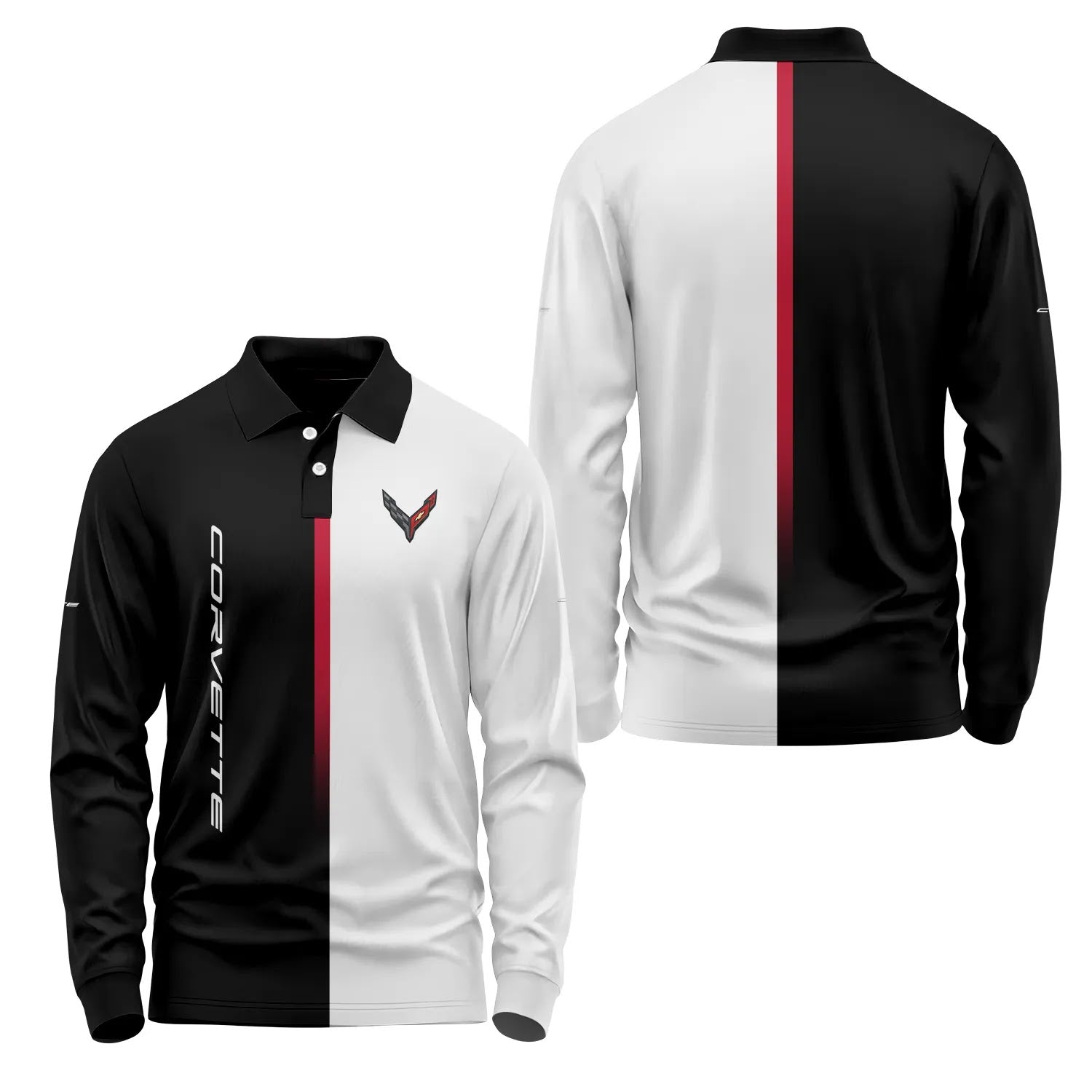 Corvette Long Sleeve Polo SC076