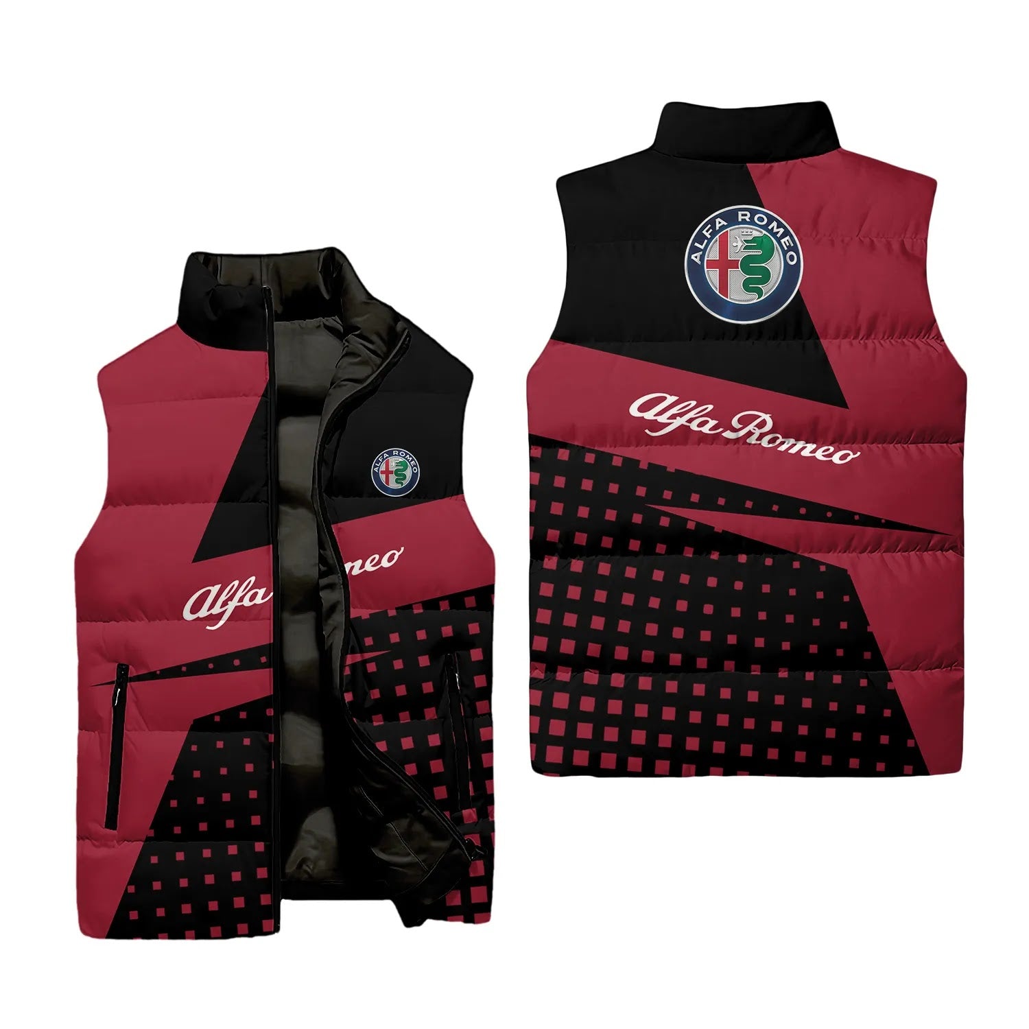 Alfa Romeo Sleeveless Puffer Jacket SC083