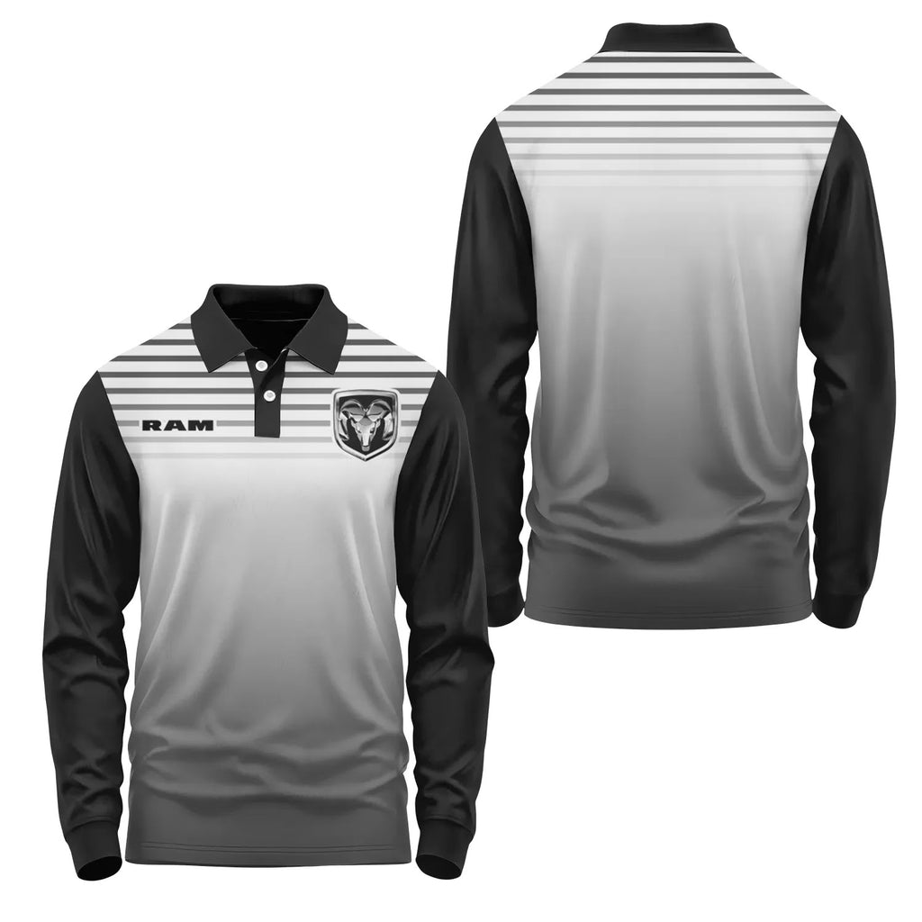 Ram Long Sleeve Polo SC107