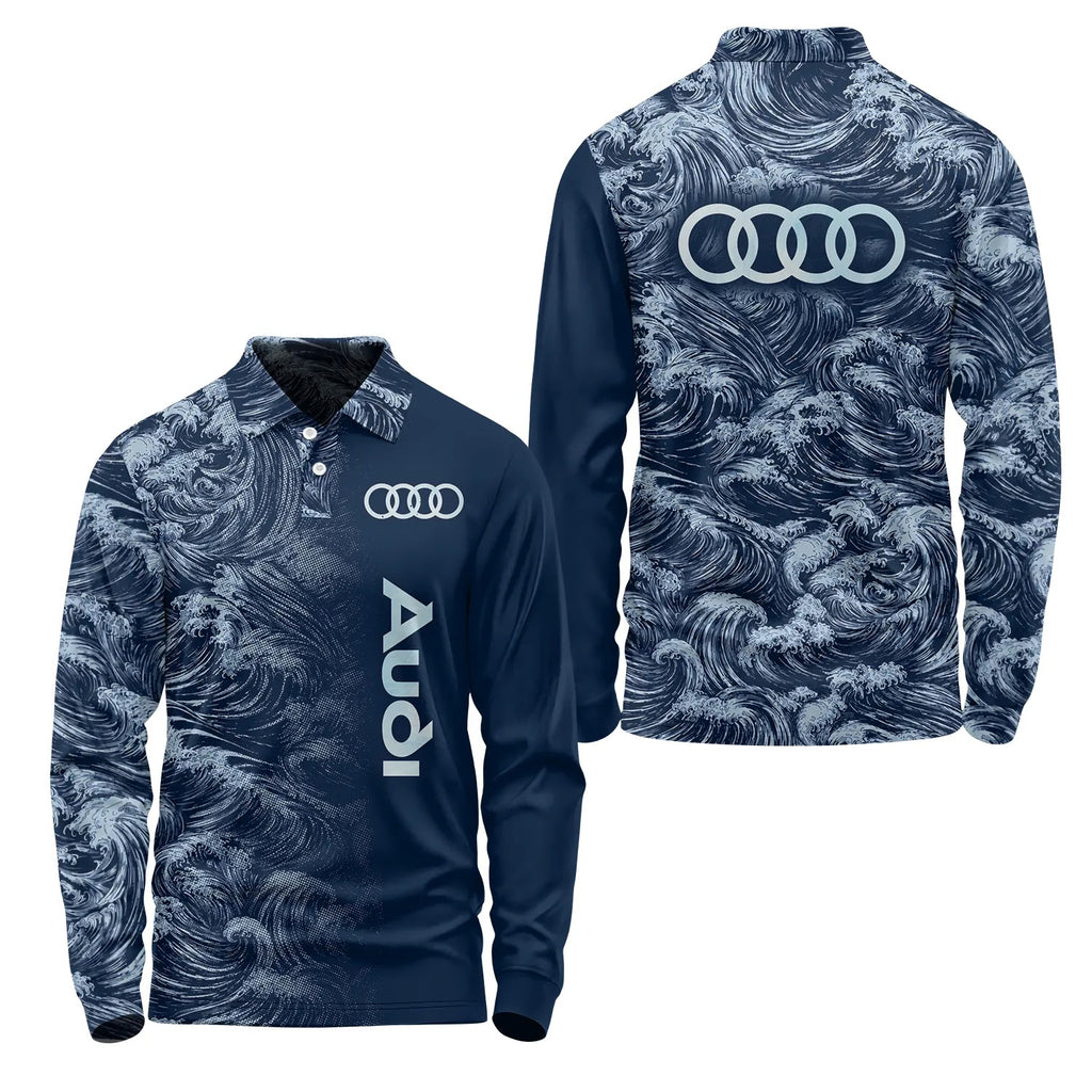 Audi Long Sleeve Polo SHW010